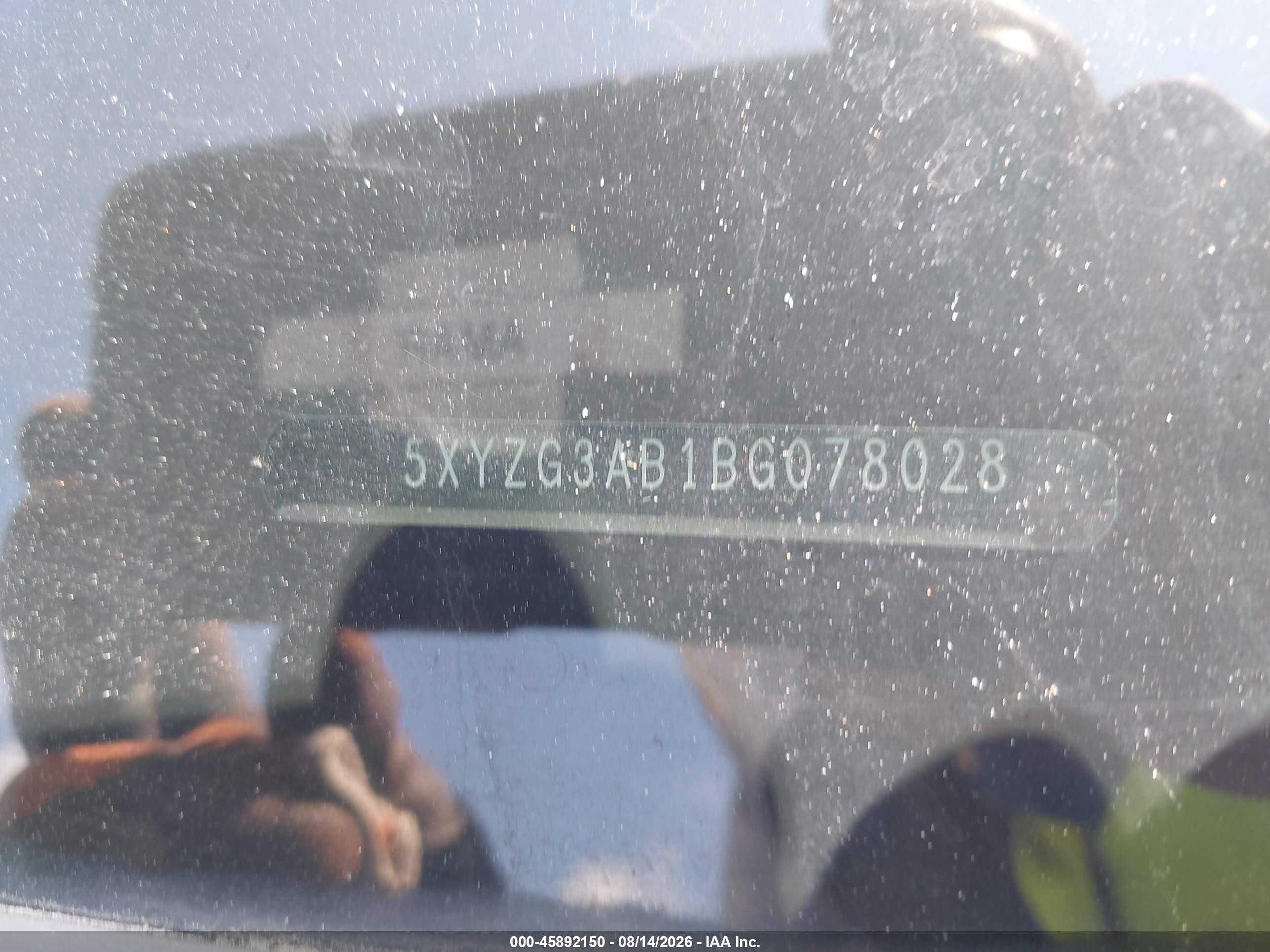 2011 Hyundai Santa Fe Gls Черный vin: 5XYZG3AB1BG078028