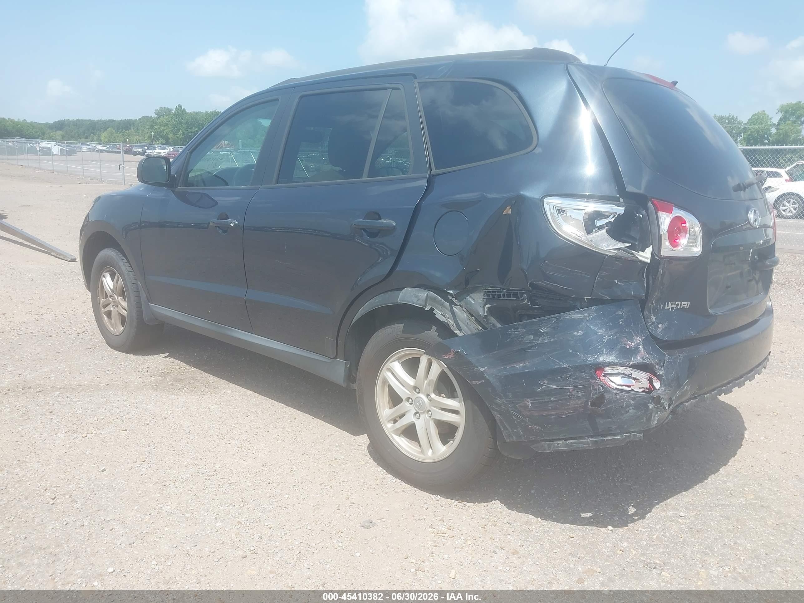 2011 Hyundai Santa Fe Gls Blue vin: 5XYZG3AB1BG083150