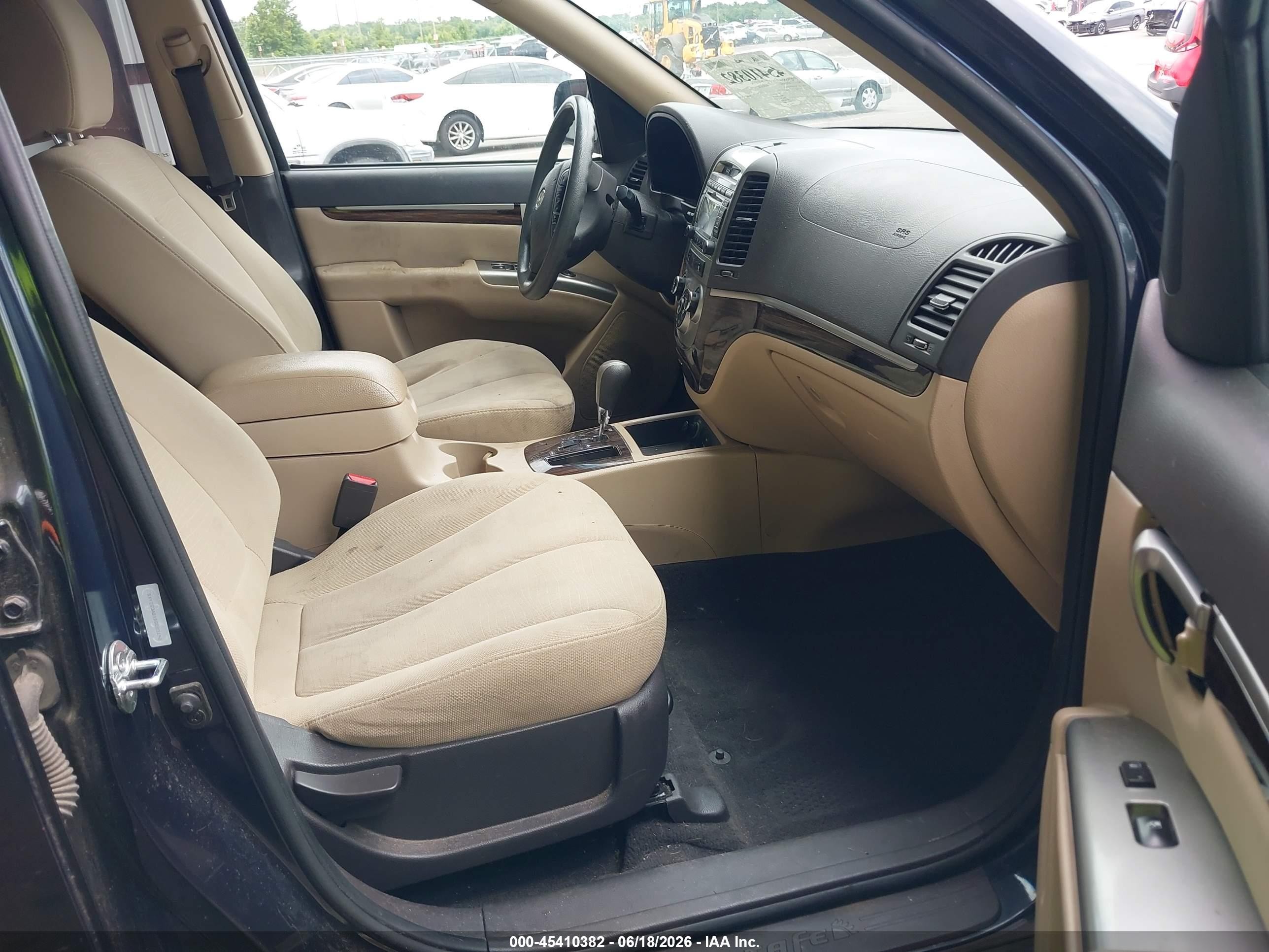 2011 Hyundai Santa Fe Gls Blue vin: 5XYZG3AB1BG083150