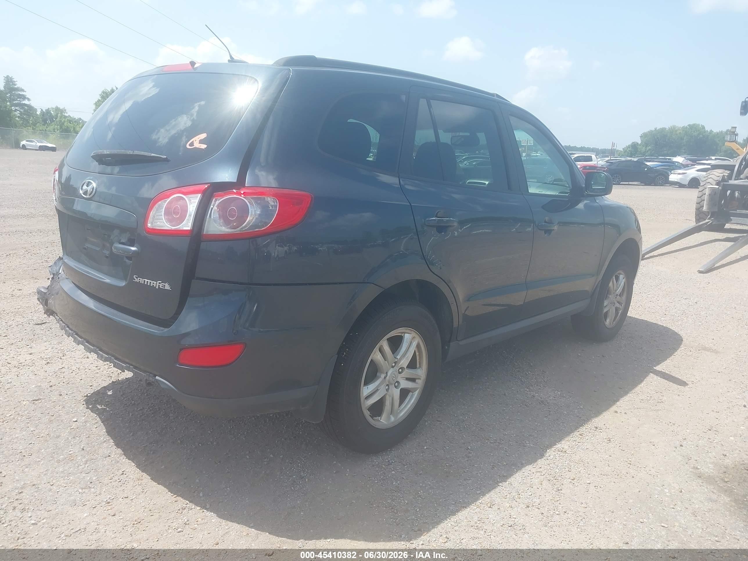2011 Hyundai Santa Fe Gls Blue vin: 5XYZG3AB1BG083150