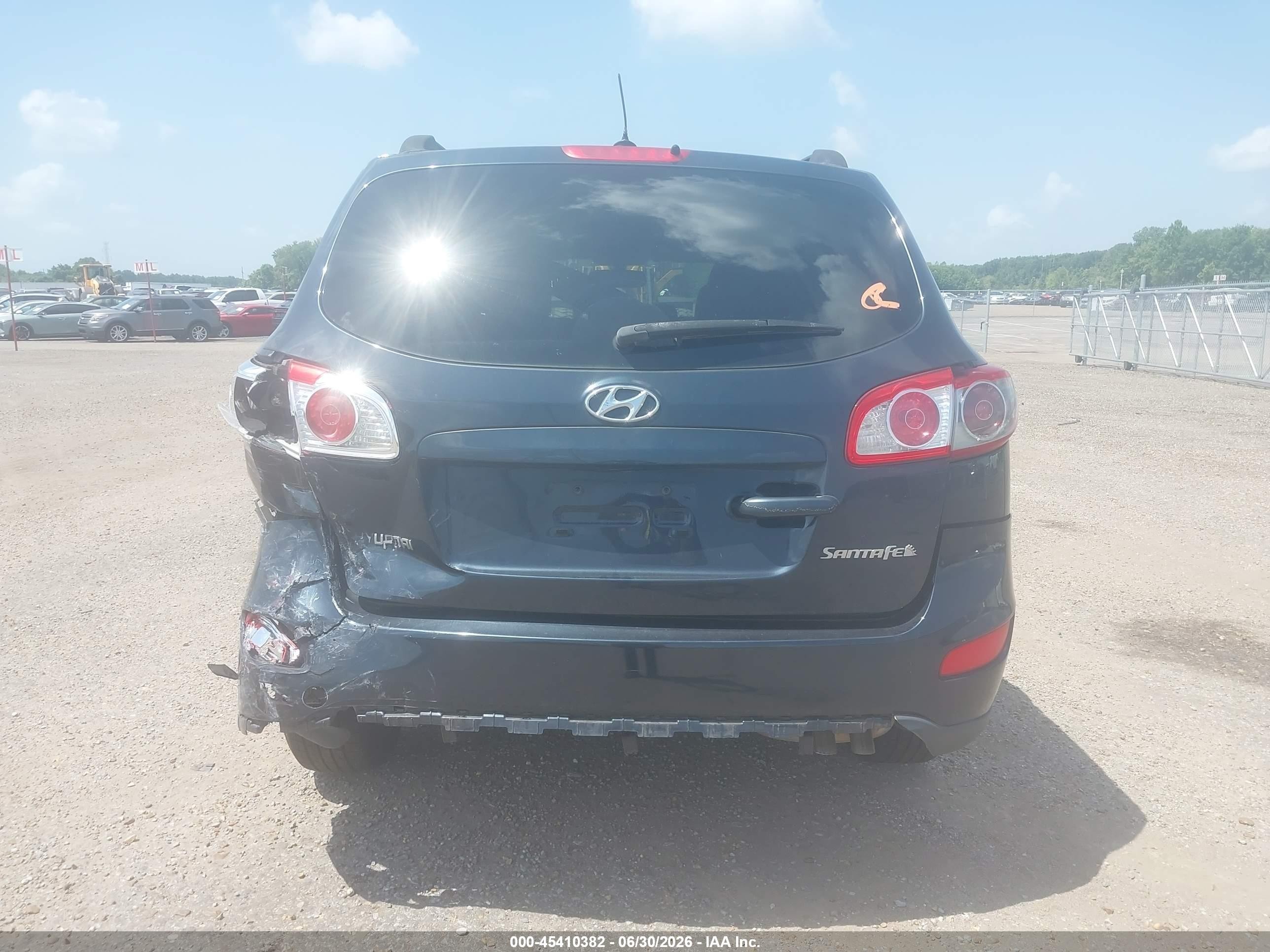 2011 Hyundai Santa Fe Gls Blue vin: 5XYZG3AB1BG083150