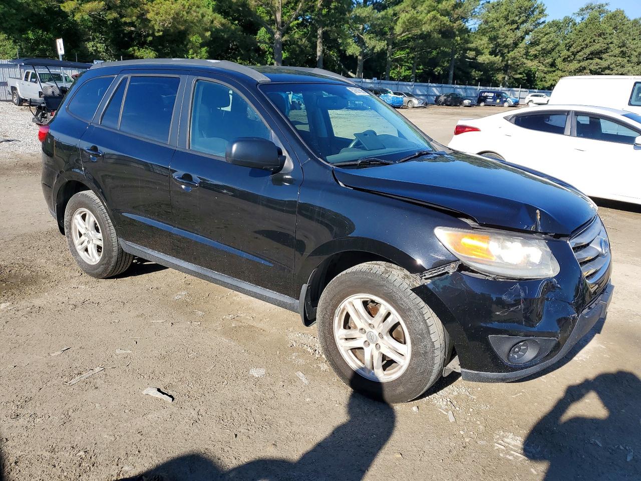 2012 Hyundai Santa Fe Gls Black vin: 5XYZG3AB1CG115998
