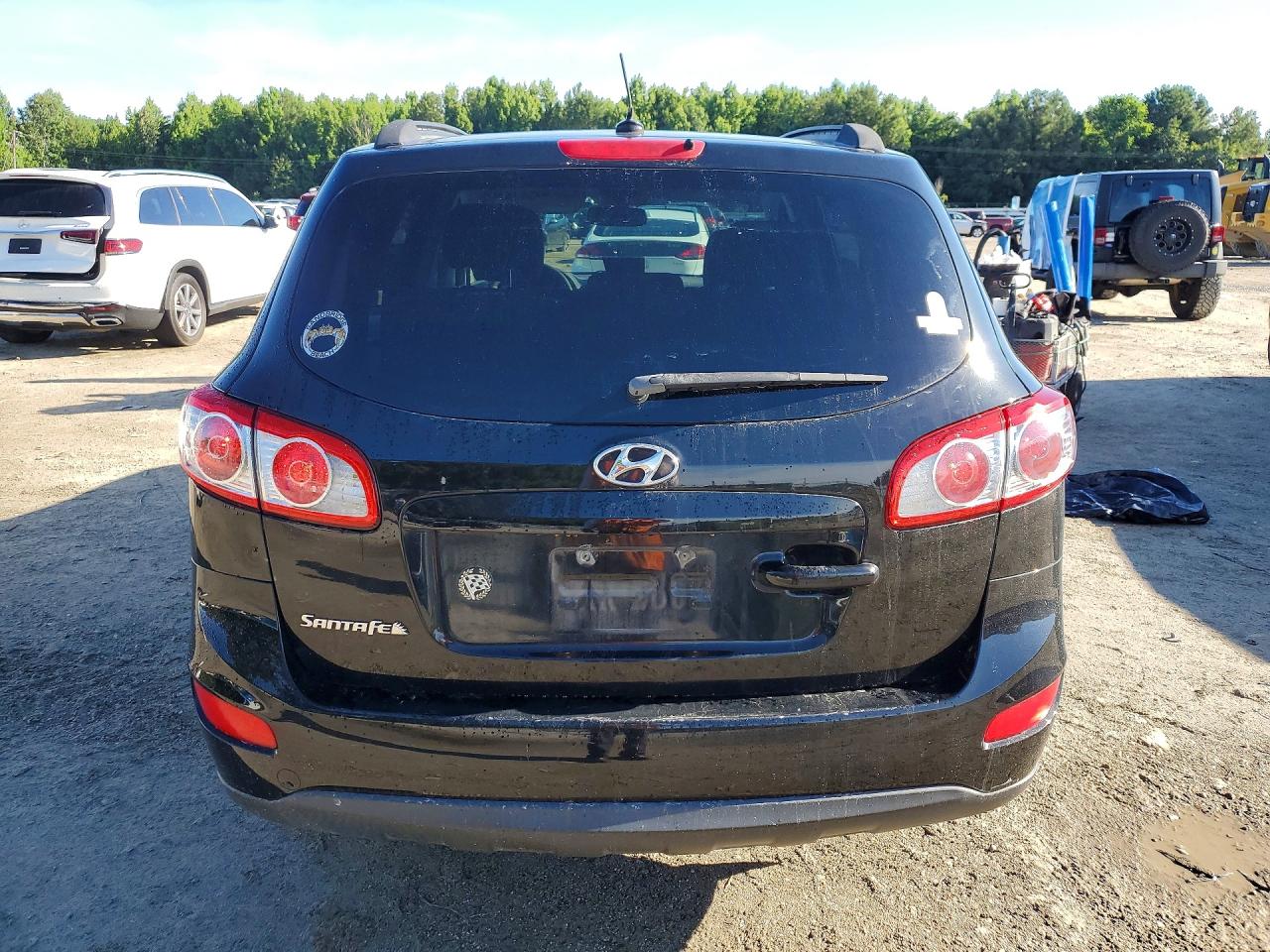 2012 Hyundai Santa Fe Gls Black vin: 5XYZG3AB1CG115998