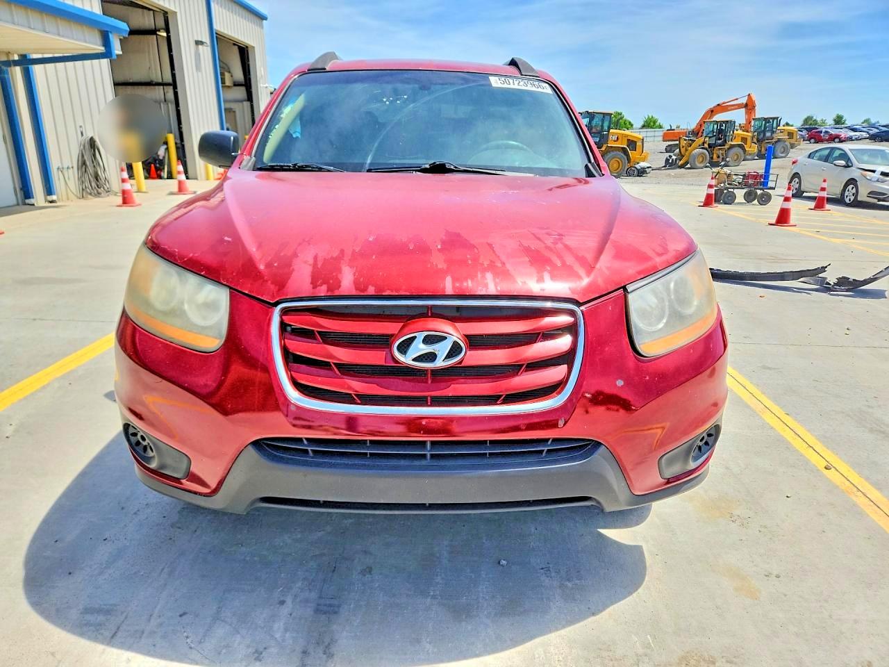 2011 Hyundai Santa Fe Gls Красный vin: 5XYZG3AB2BG008523