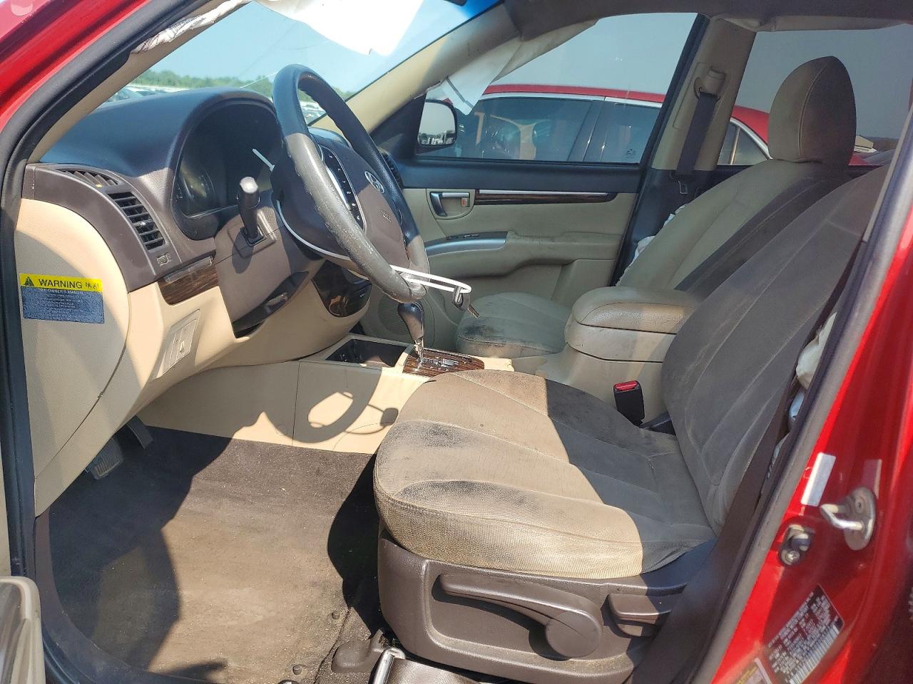 2011 Hyundai Santa Fe Gls Красный vin: 5XYZG3AB2BG008523