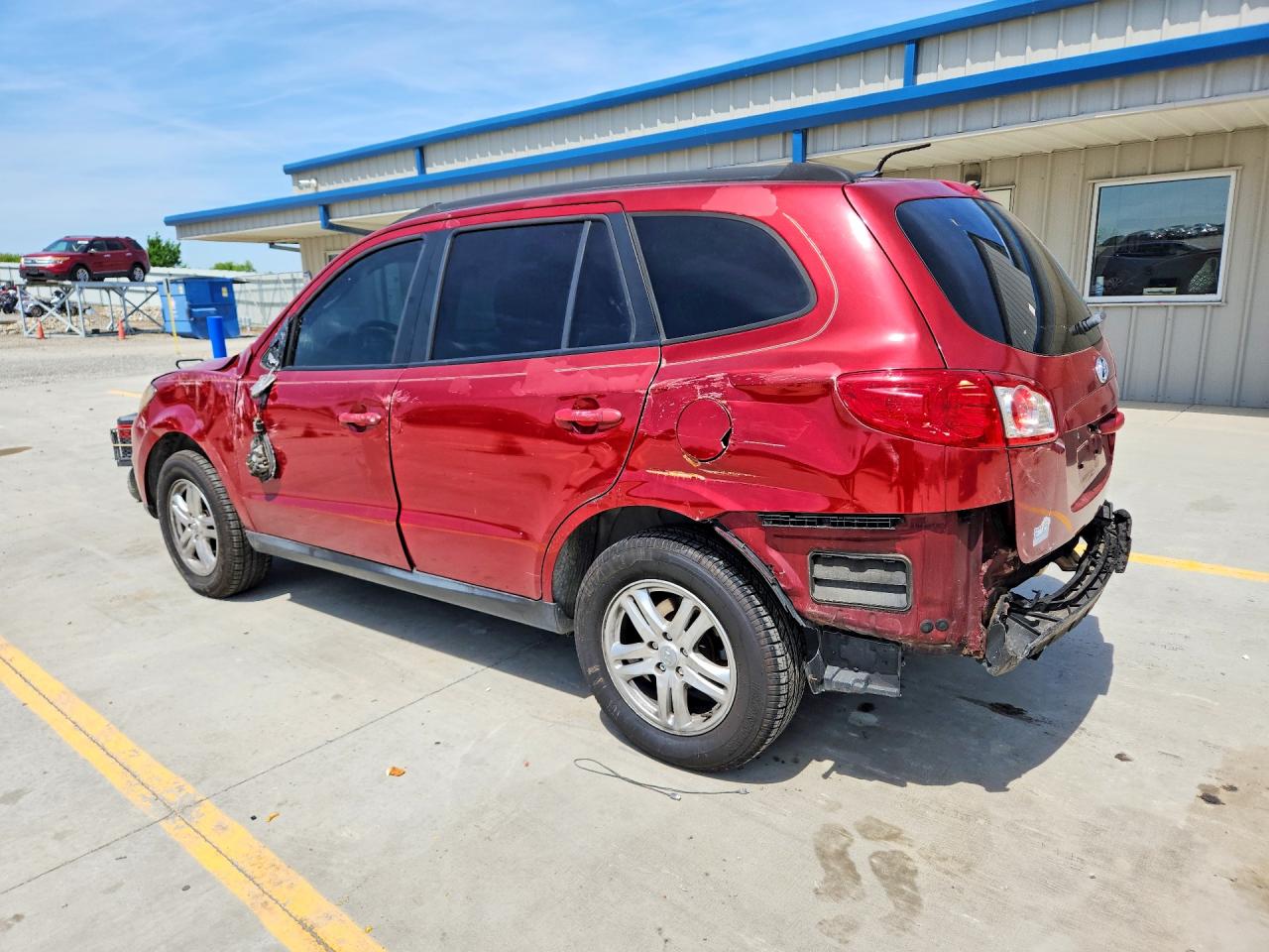 2011 Hyundai Santa Fe Gls Красный vin: 5XYZG3AB2BG008523