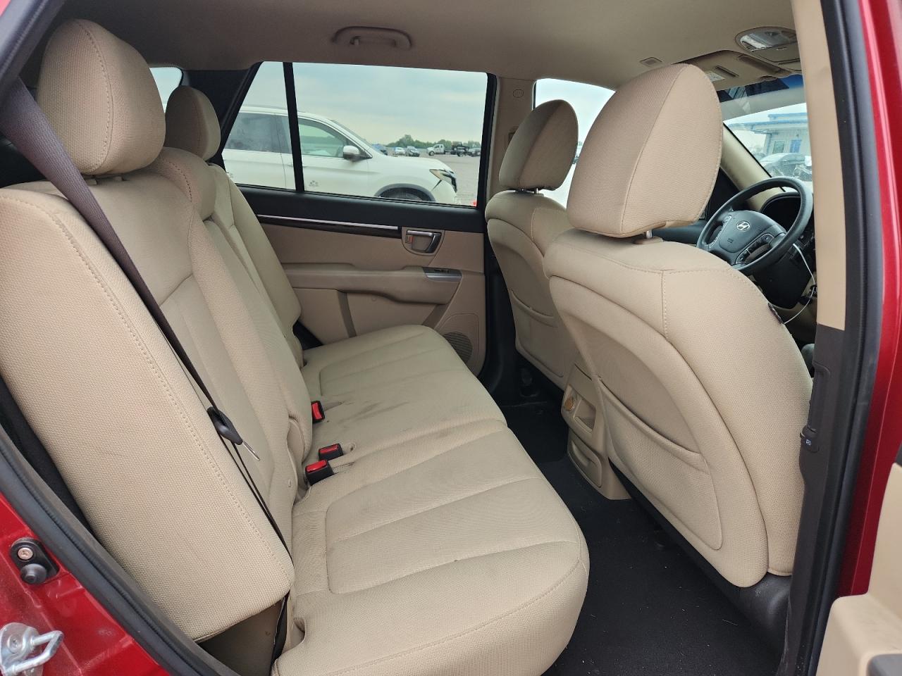 2011 Hyundai Santa Fe Gls Красный vin: 5XYZG3AB2BG009512