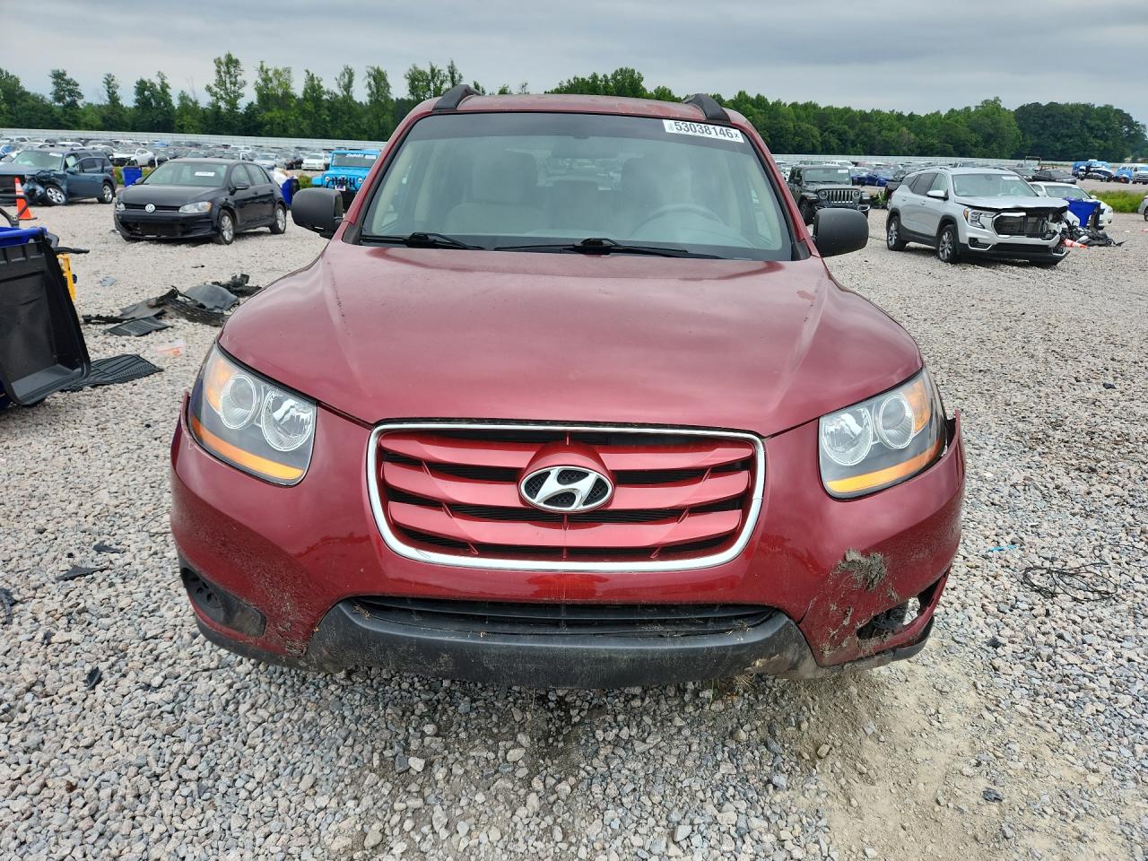 2011 Hyundai Santa Fe Gls Красный vin: 5XYZG3AB2BG009512