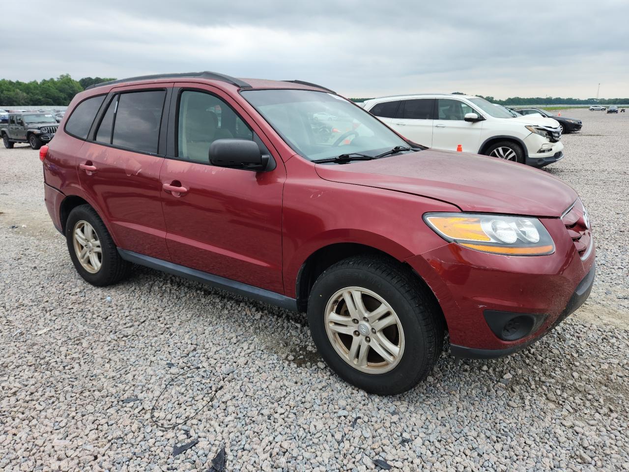 2011 Hyundai Santa Fe Gls Красный vin: 5XYZG3AB2BG009512