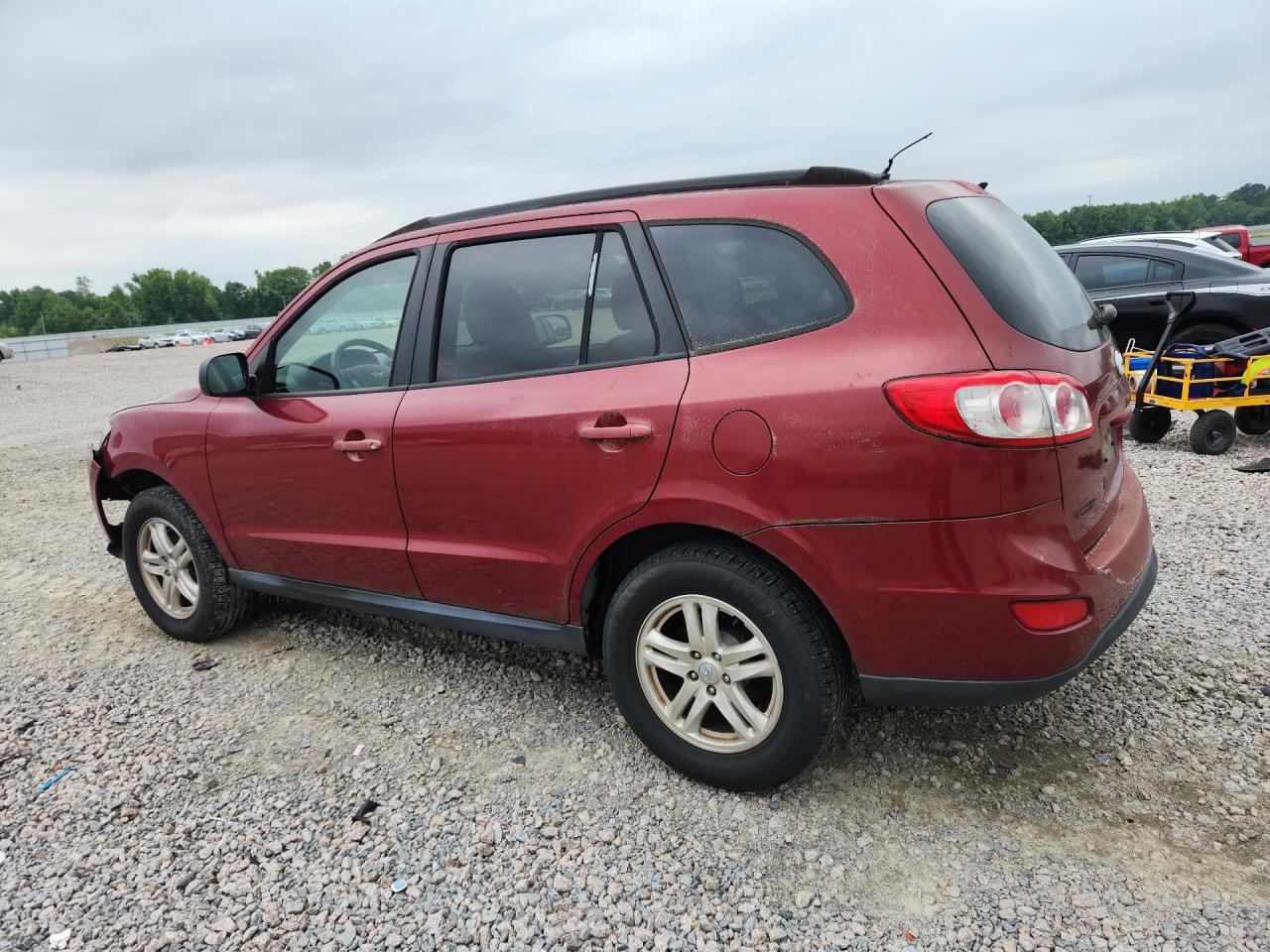 2011 Hyundai Santa Fe Gls Красный vin: 5XYZG3AB2BG009512
