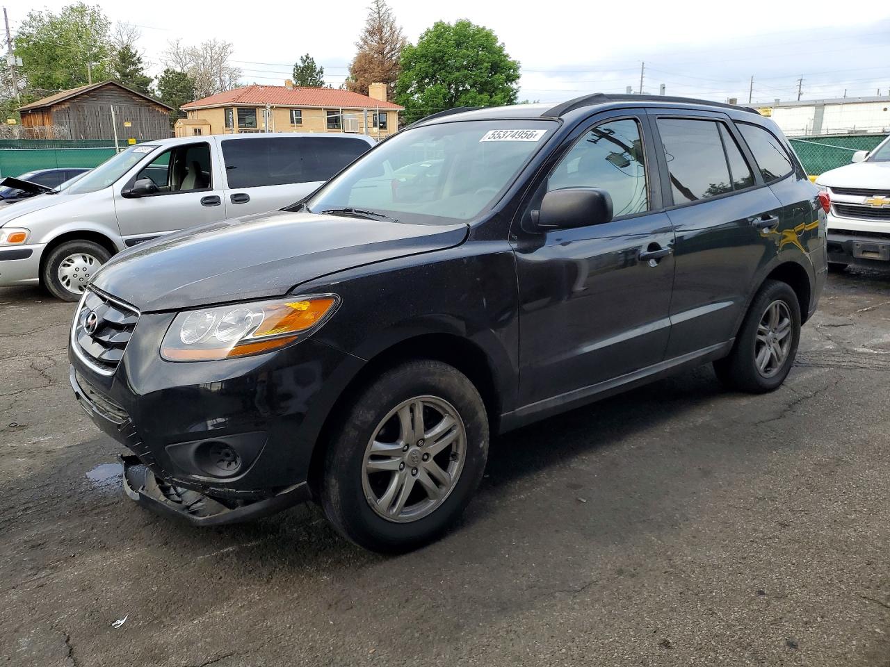 2011 Hyundai Santa Fe Gls Black vin: 5XYZG3AB2BG025578