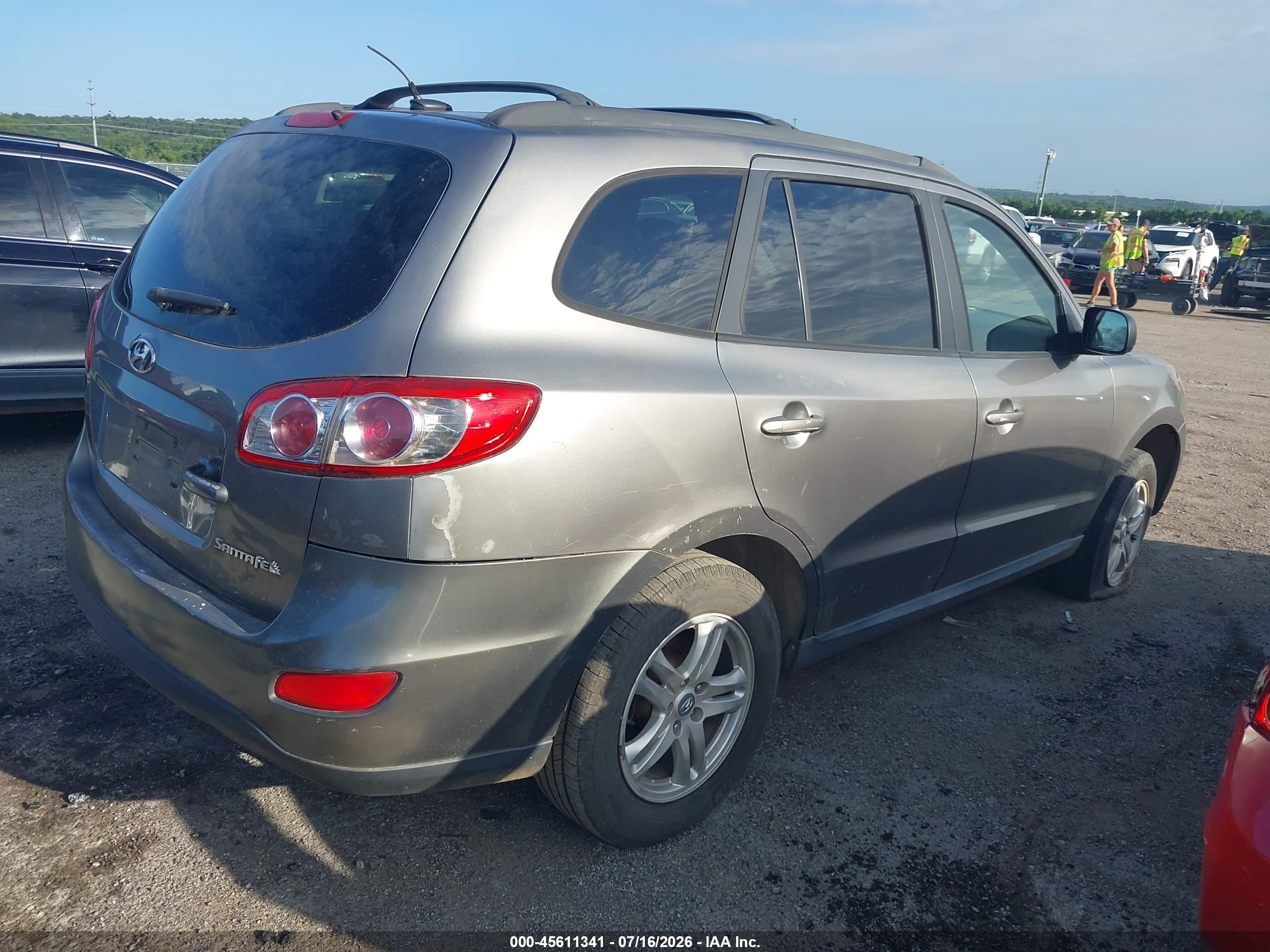 2011 Hyundai Santa Fe Gls Серый vin: 5XYZG3AB2BG031249