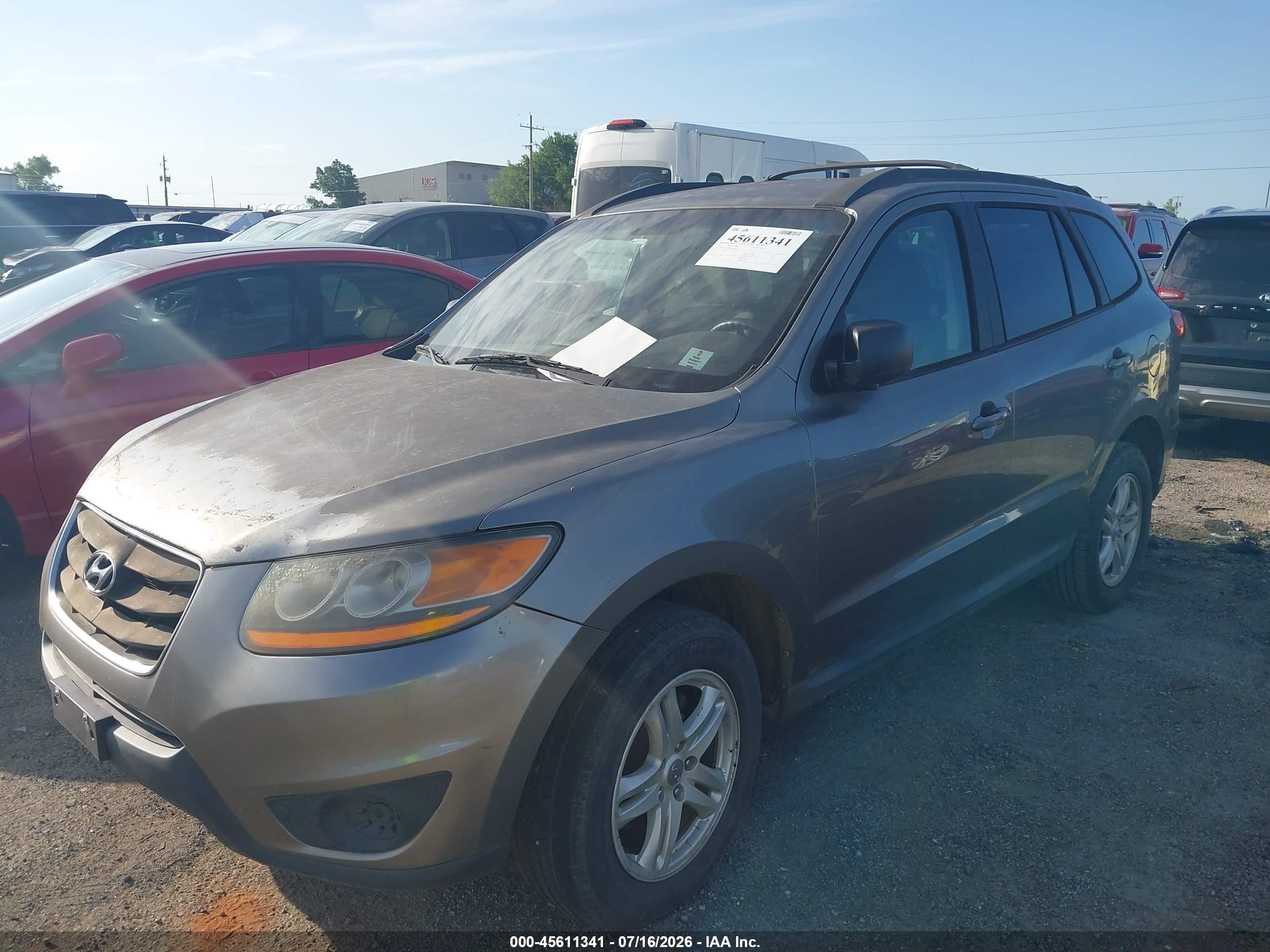 2011 Hyundai Santa Fe Gls Серый vin: 5XYZG3AB2BG031249