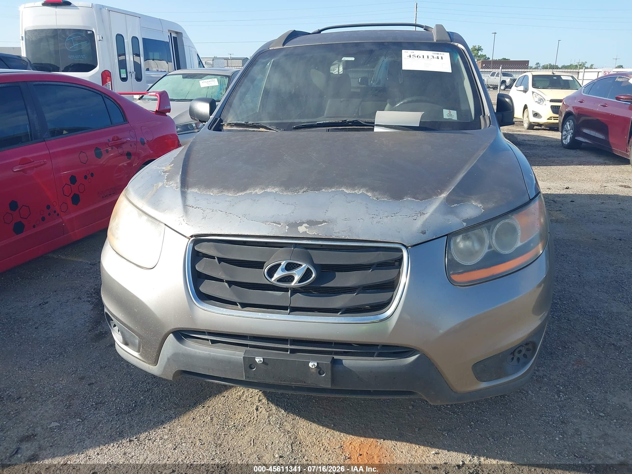 2011 Hyundai Santa Fe Gls Серый vin: 5XYZG3AB2BG031249