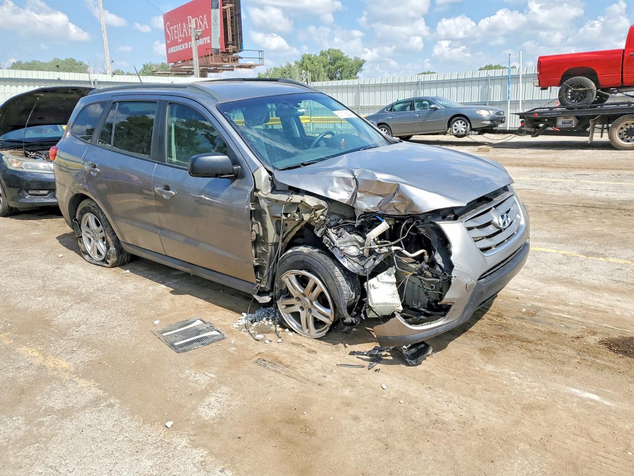 2011 Hyundai Santa Fe Gls Silver vin: 5XYZG3AB2BG076031