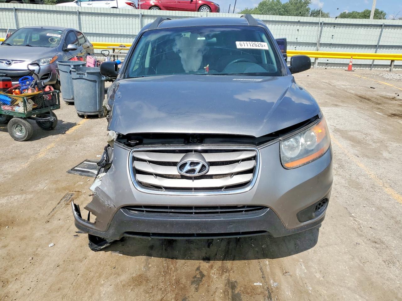2011 Hyundai Santa Fe Gls Silver vin: 5XYZG3AB2BG076031