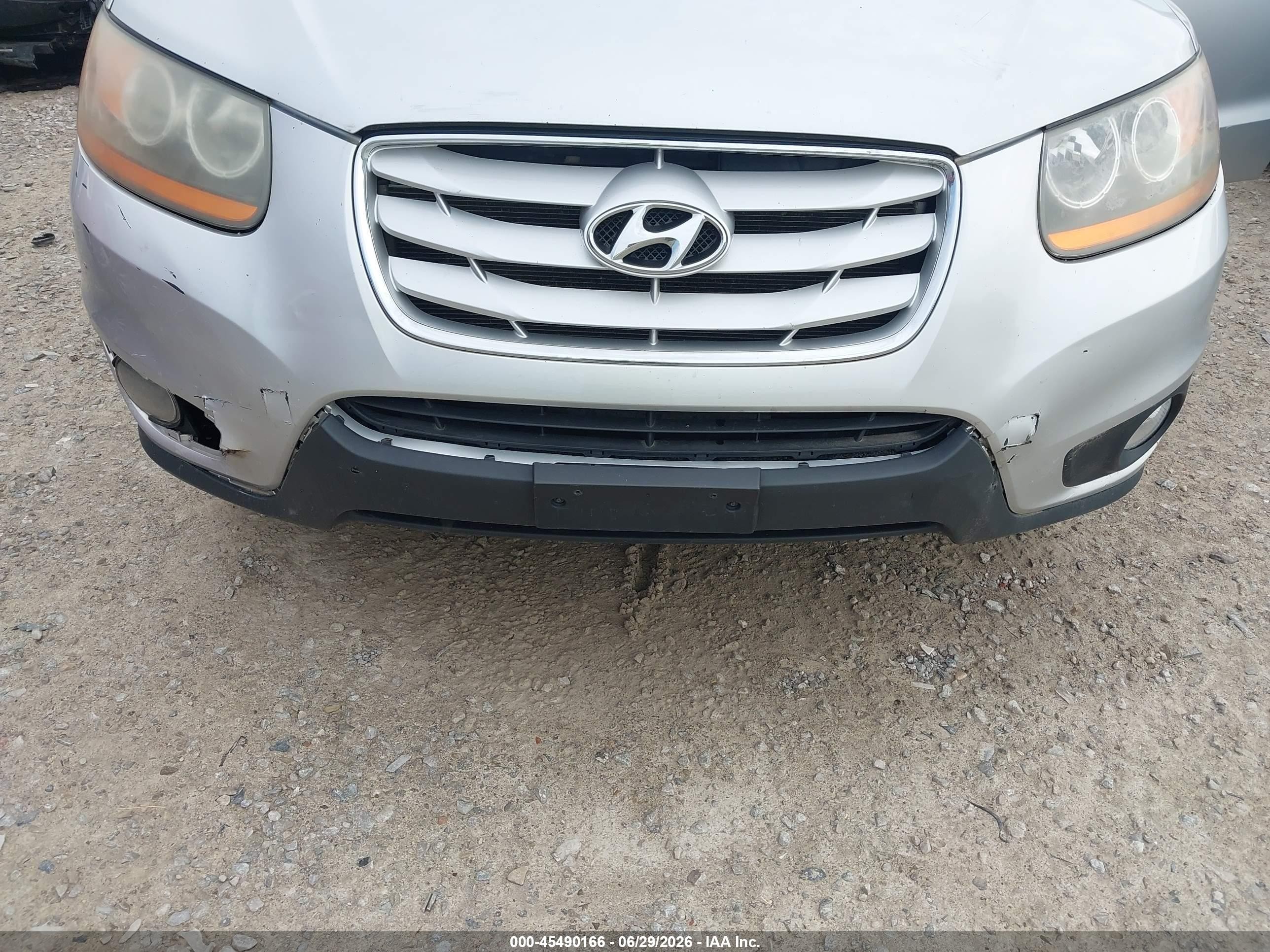 2011 Hyundai Santa Fe Gls Silver vin: 5XYZG3AB2BG077356