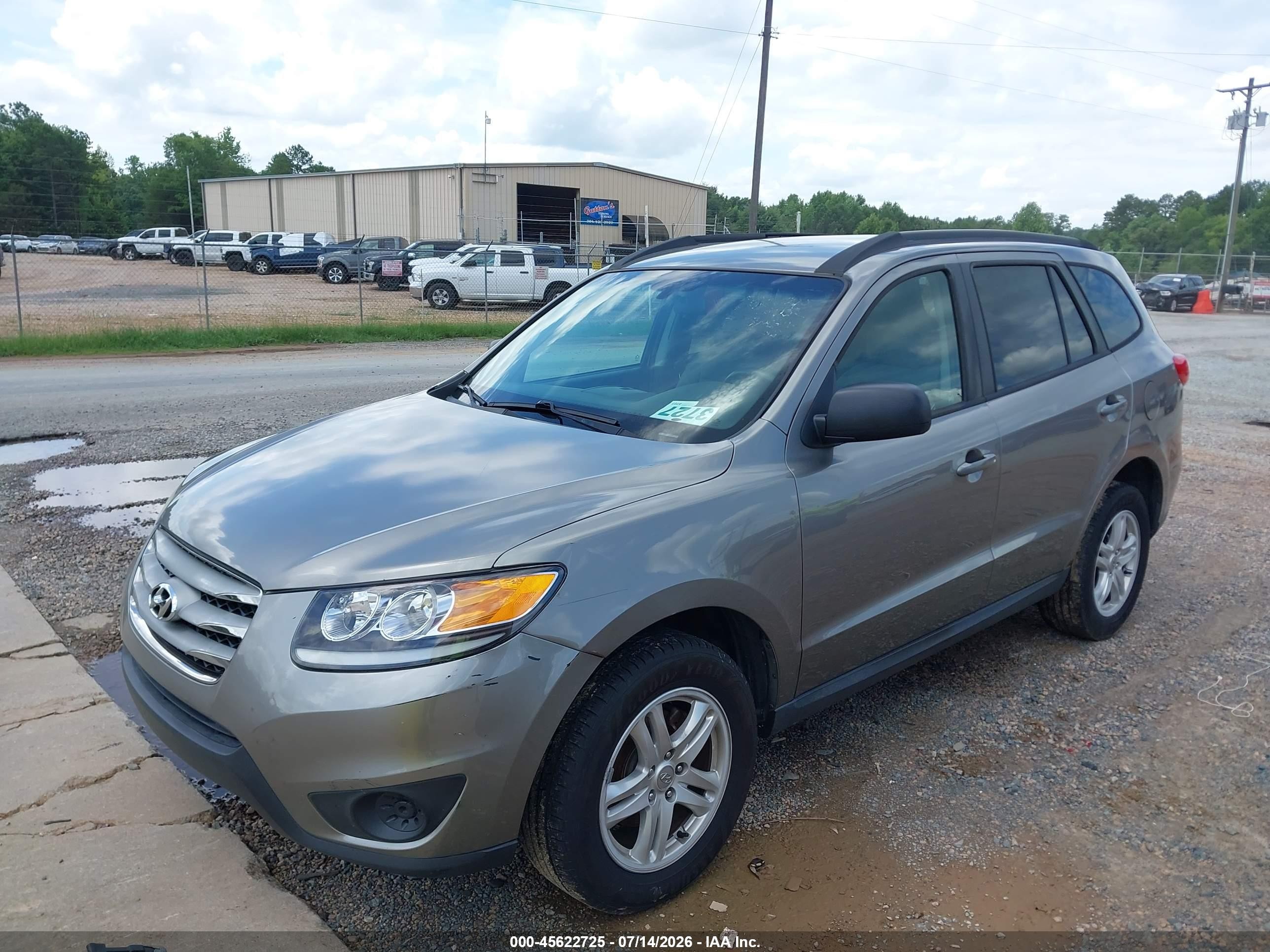 2012 Hyundai Santa Fe Gls Brown vin: 5XYZG3AB2CG112155
