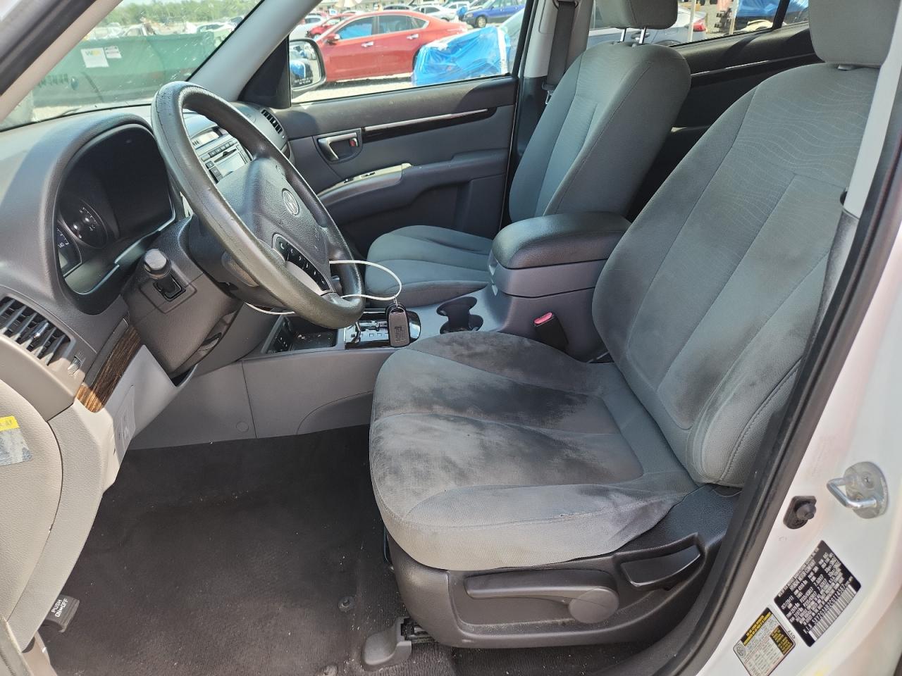 2012 Hyundai Santa Fe Gls White vin: 5XYZG3AB2CG114567