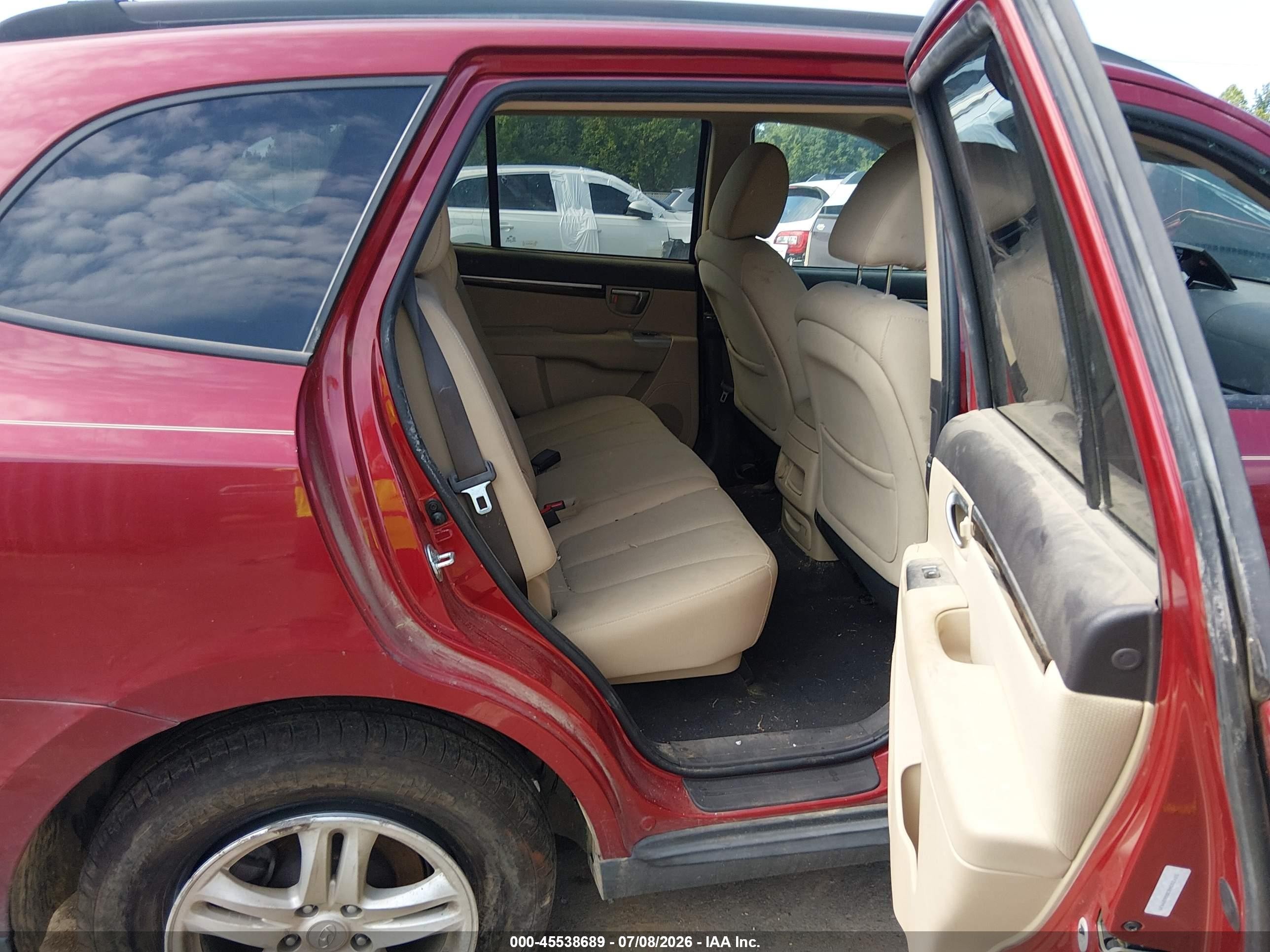 2011 Hyundai Santa Fe Gls Maroon vin: 5XYZG3AB3BG029929
