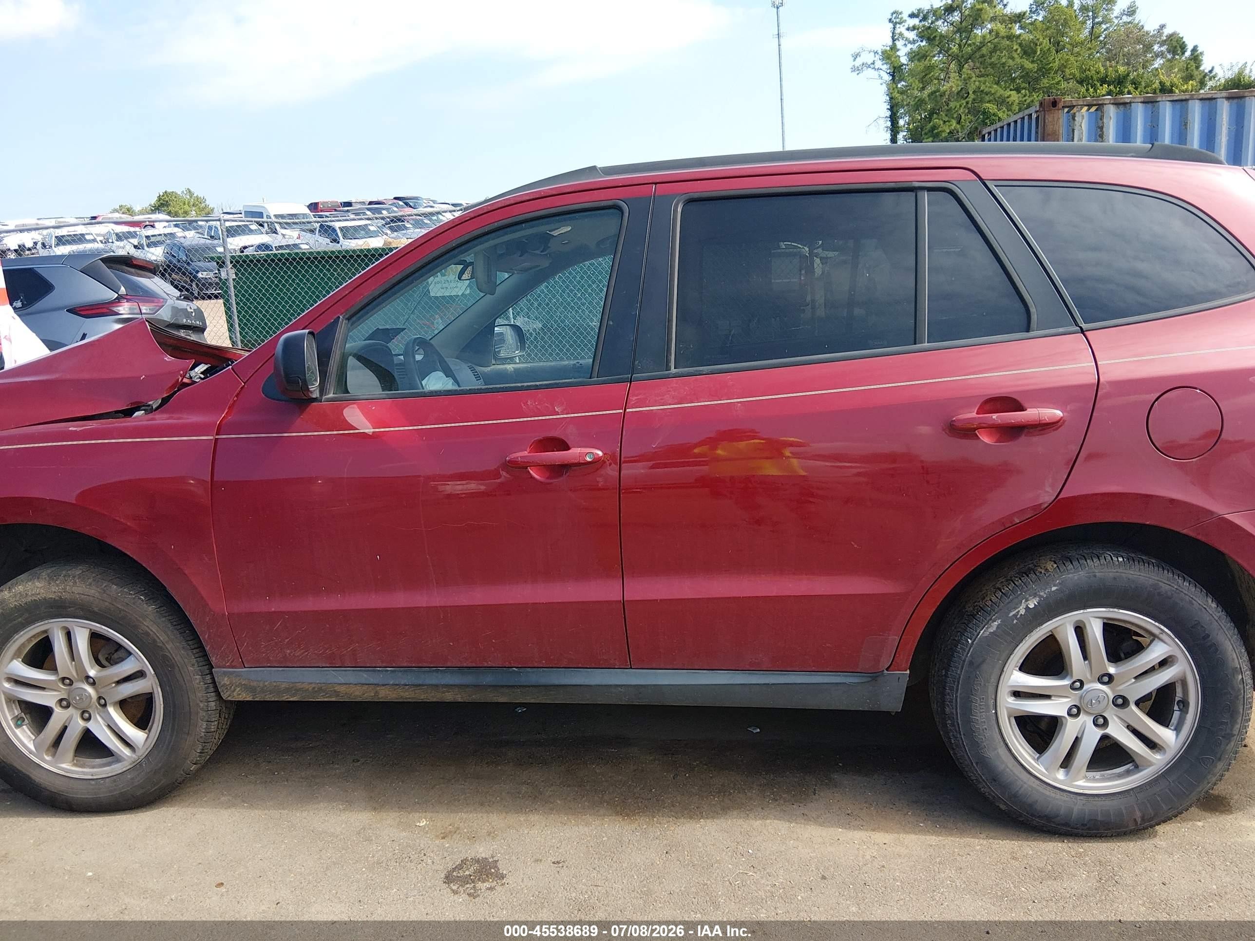 2011 Hyundai Santa Fe Gls Maroon vin: 5XYZG3AB3BG029929