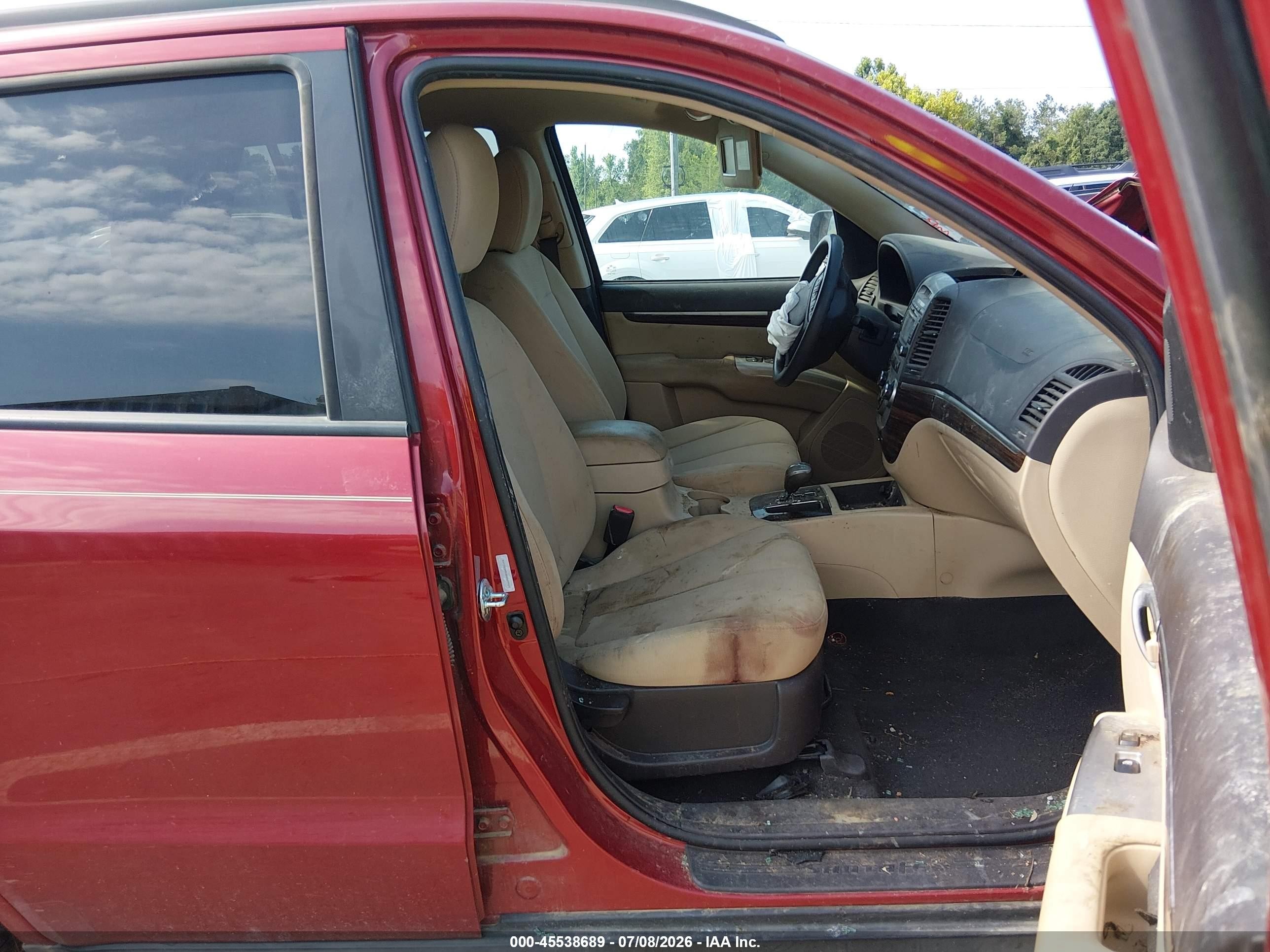 2011 Hyundai Santa Fe Gls Maroon vin: 5XYZG3AB3BG029929