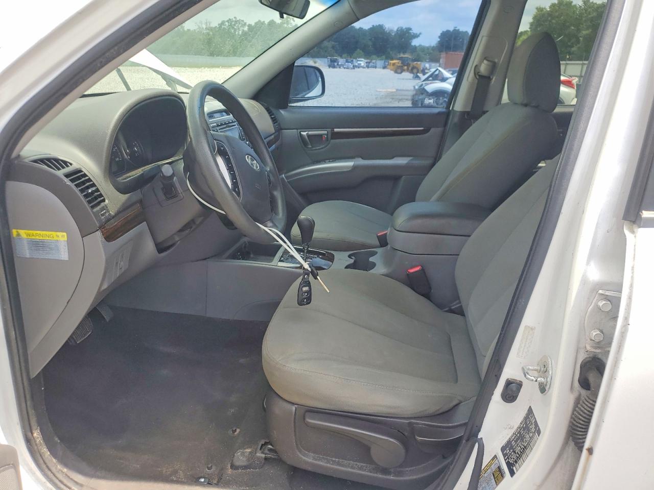 2011 Hyundai Santa Fe Gls White vin: 5XYZG3AB3BG036668