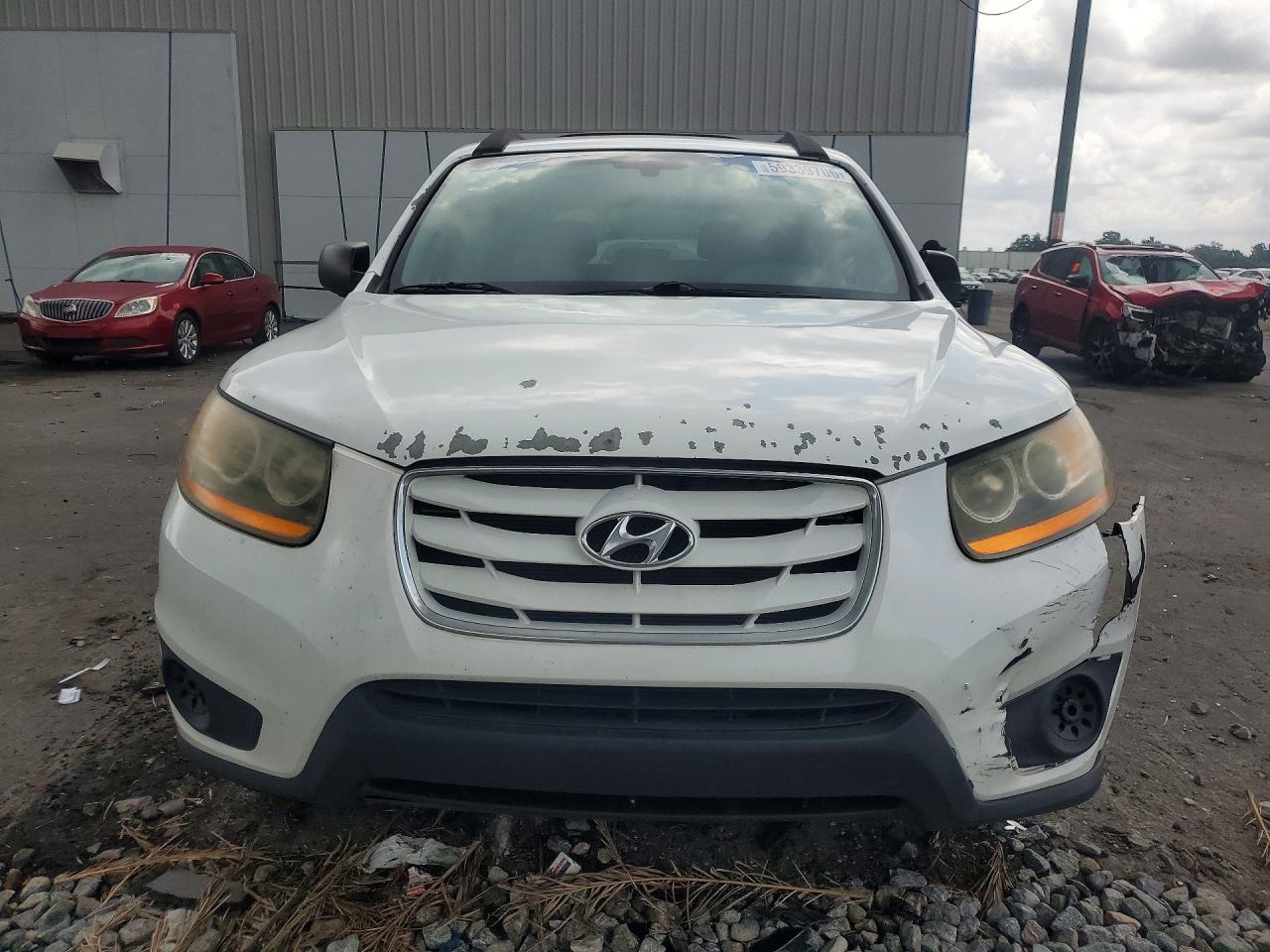 2011 Hyundai Santa Fe Gls White vin: 5XYZG3AB3BG036668