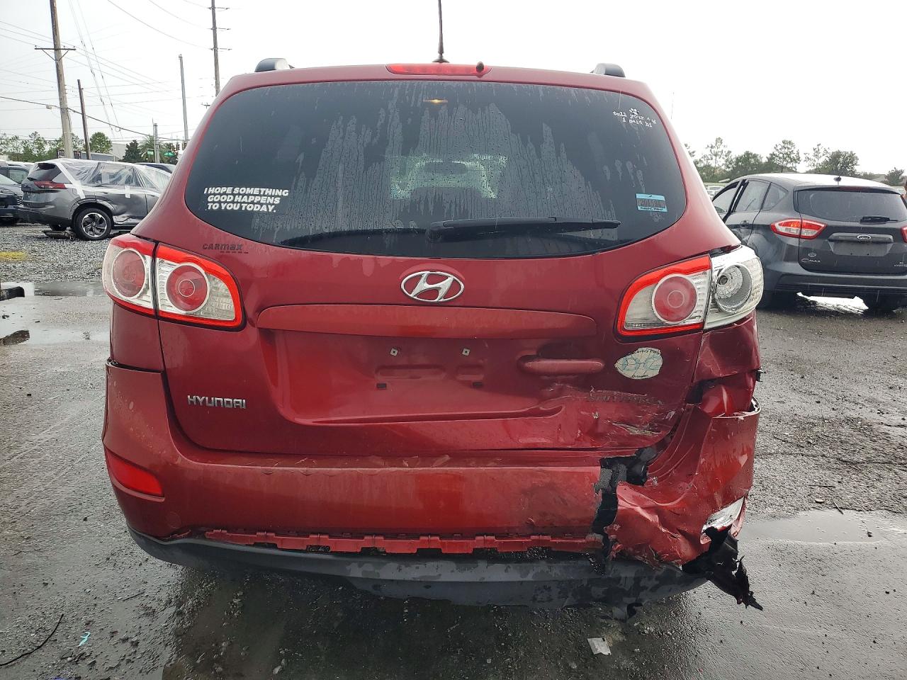 2011 Hyundai Santa Fe Gls Burgundy vin: 5XYZG3AB3BG075227
