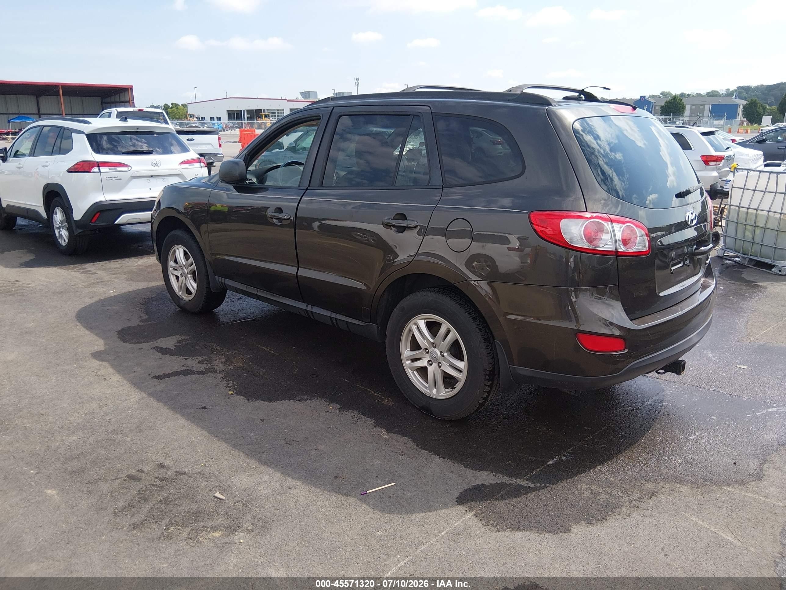 2011 Hyundai Santa Fe Gls Black vin: 5XYZG3AB3BG084154