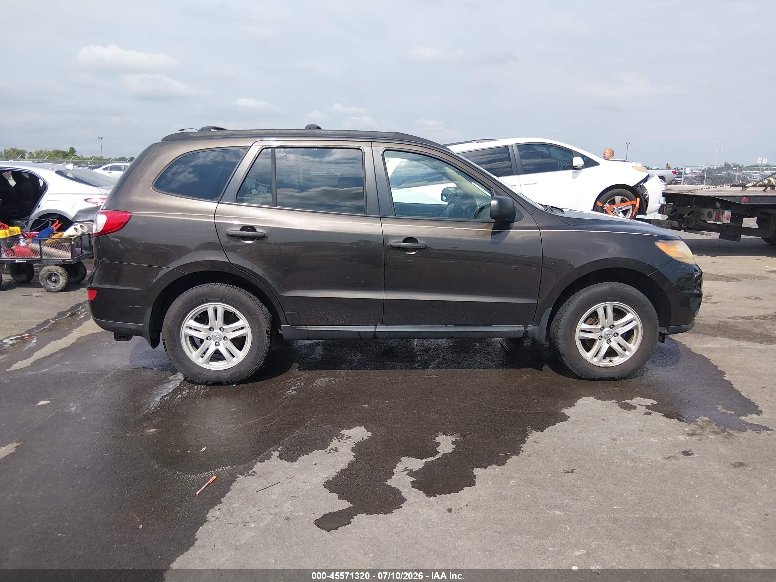 2011 Hyundai Santa Fe Gls Black vin: 5XYZG3AB3BG084154