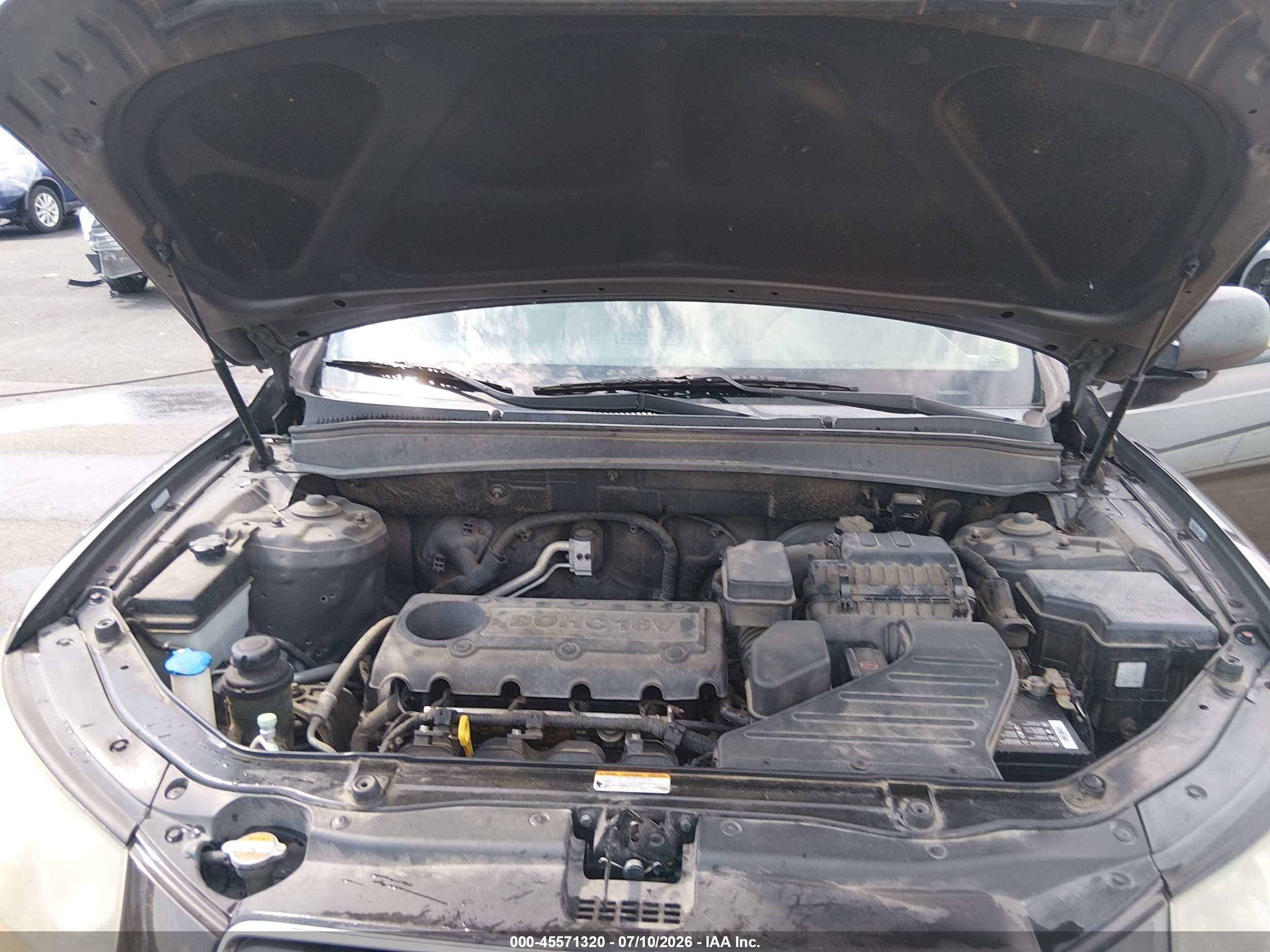 2011 Hyundai Santa Fe Gls Black vin: 5XYZG3AB3BG084154