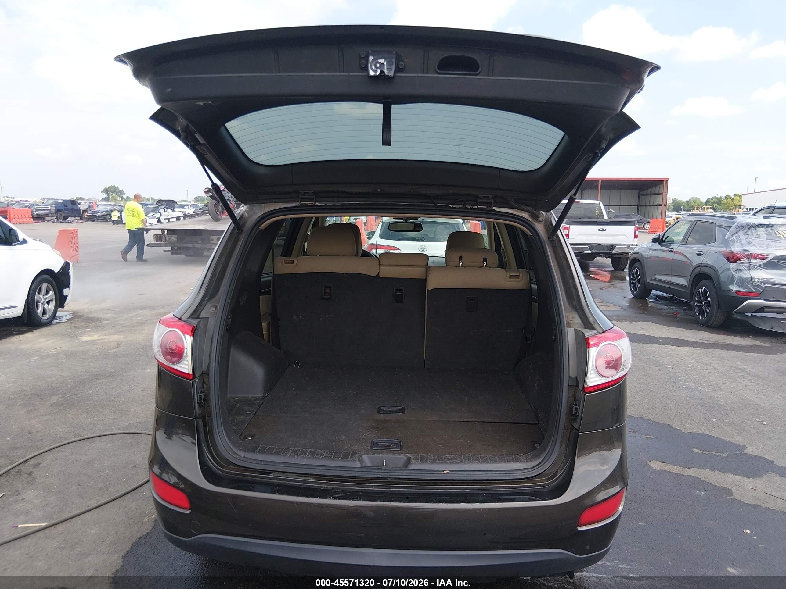 2011 Hyundai Santa Fe Gls Black vin: 5XYZG3AB3BG084154