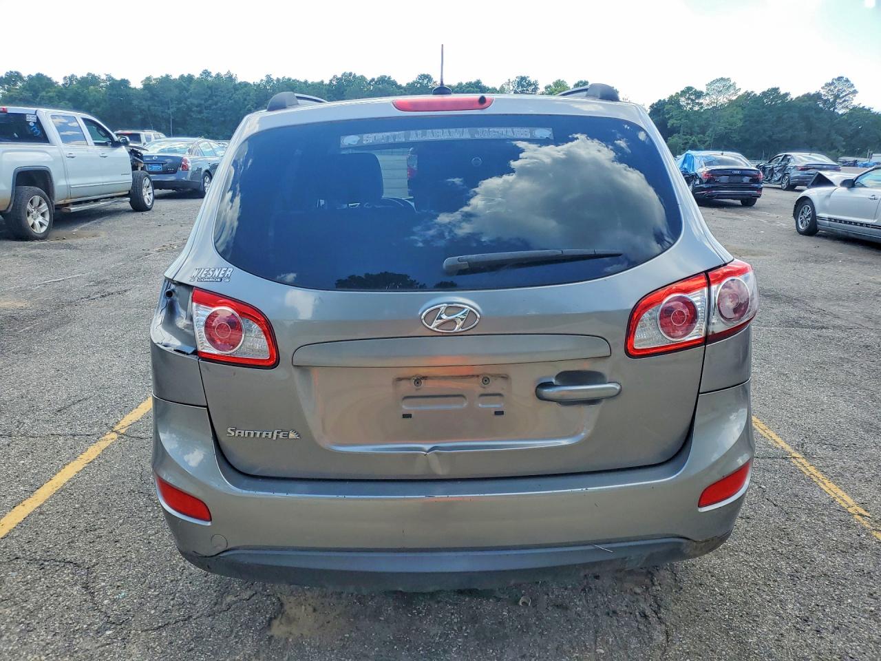 2012 Hyundai Santa Fe Gls Серый vin: 5XYZG3AB3CG092126