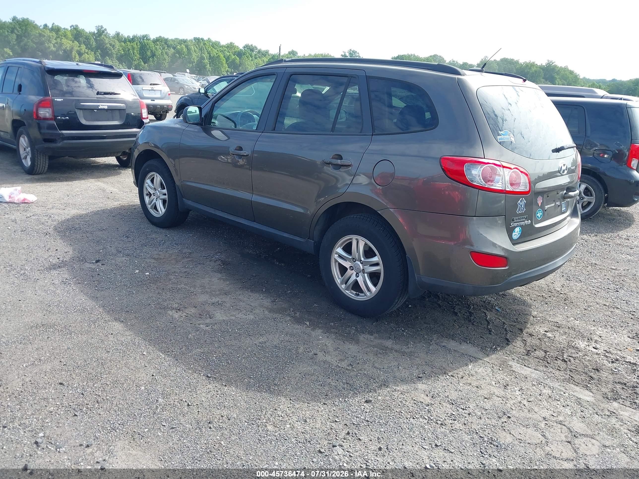 2012 Hyundai Santa Fe Gls Gray vin: 5XYZG3AB3CG134441