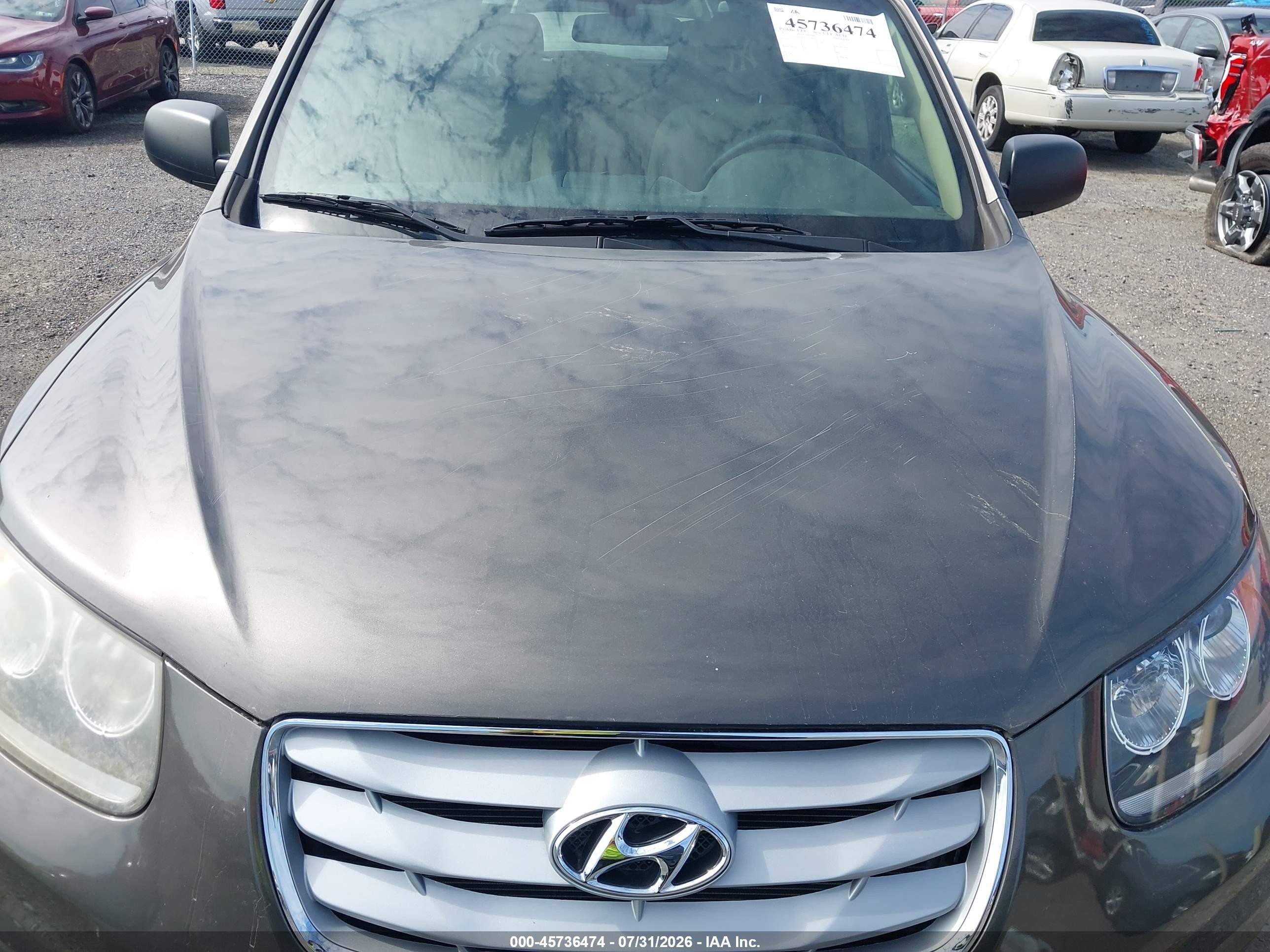 2012 Hyundai Santa Fe Gls Gray vin: 5XYZG3AB3CG134441