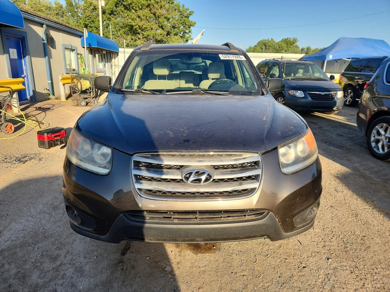 2012 Hyundai Santa Fe Gls Gray vin: 5XYZG3AB3CG156732