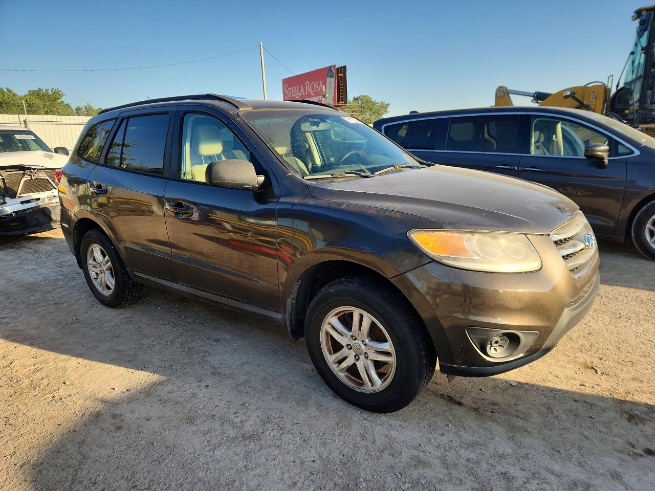 2012 Hyundai Santa Fe Gls Gray vin: 5XYZG3AB3CG156732