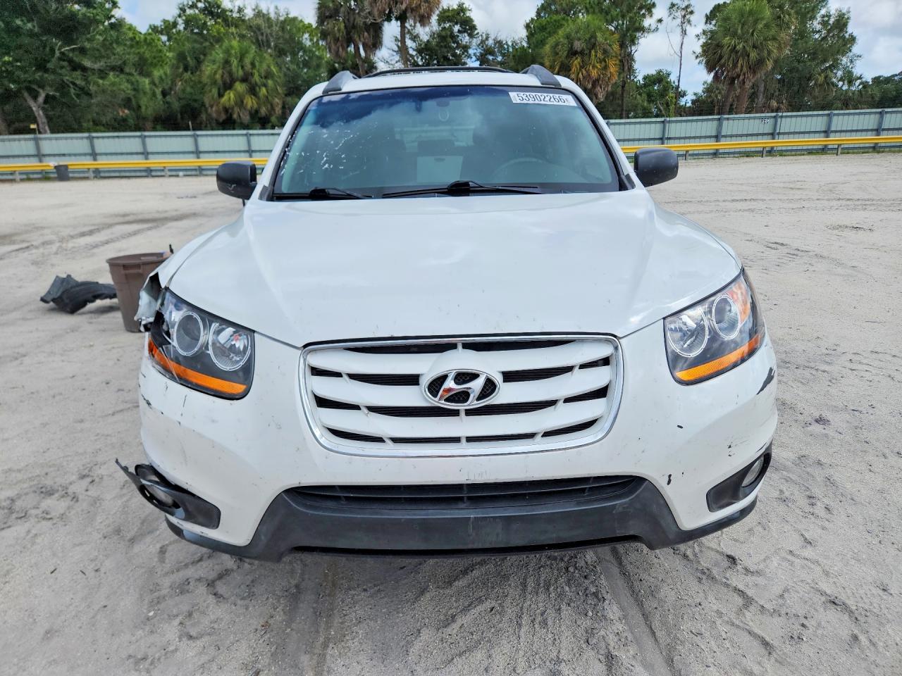2011 Hyundai Santa Fe Gls White vin: 5XYZG3AB4BG002528