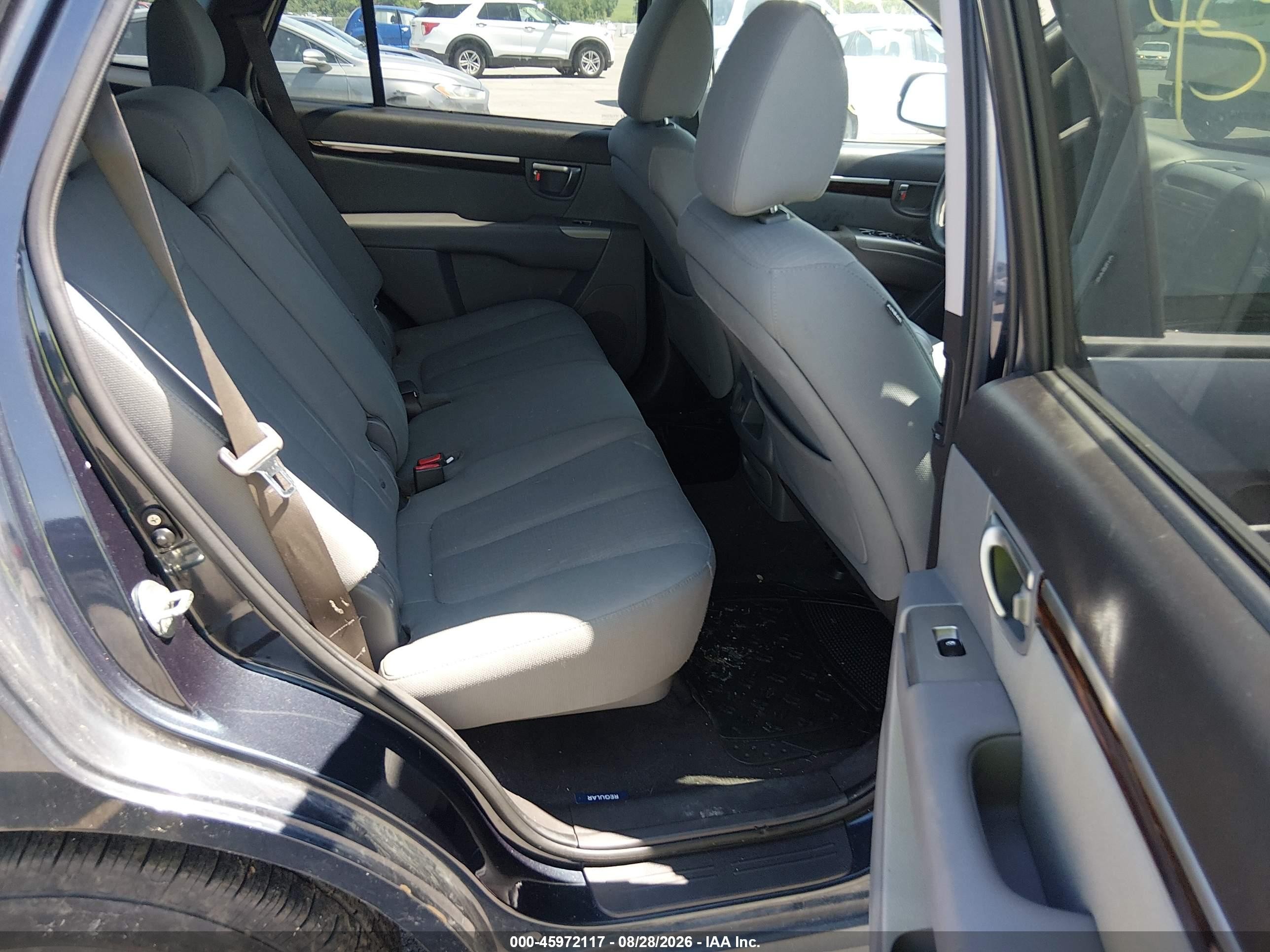 2011 Hyundai Santa Fe Gls Black vin: 5XYZG3AB4BG002965