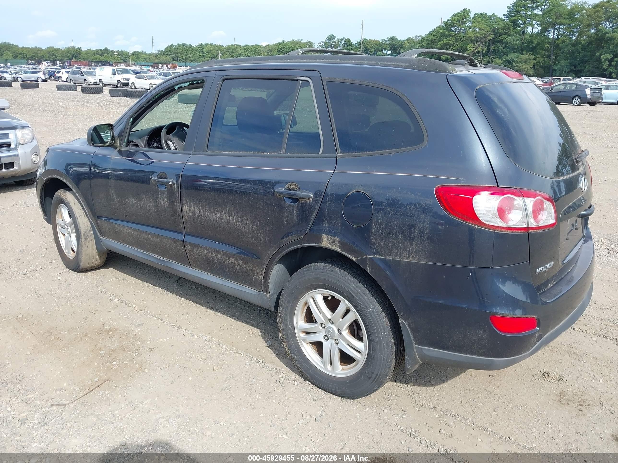 2011 Hyundai Santa Fe Gls Blue vin: 5XYZG3AB4BG013660