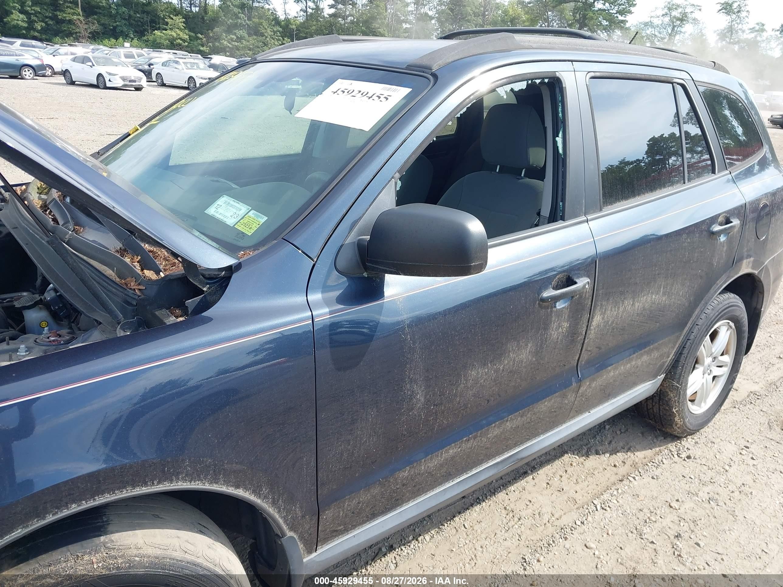 2011 Hyundai Santa Fe Gls Blue vin: 5XYZG3AB4BG013660