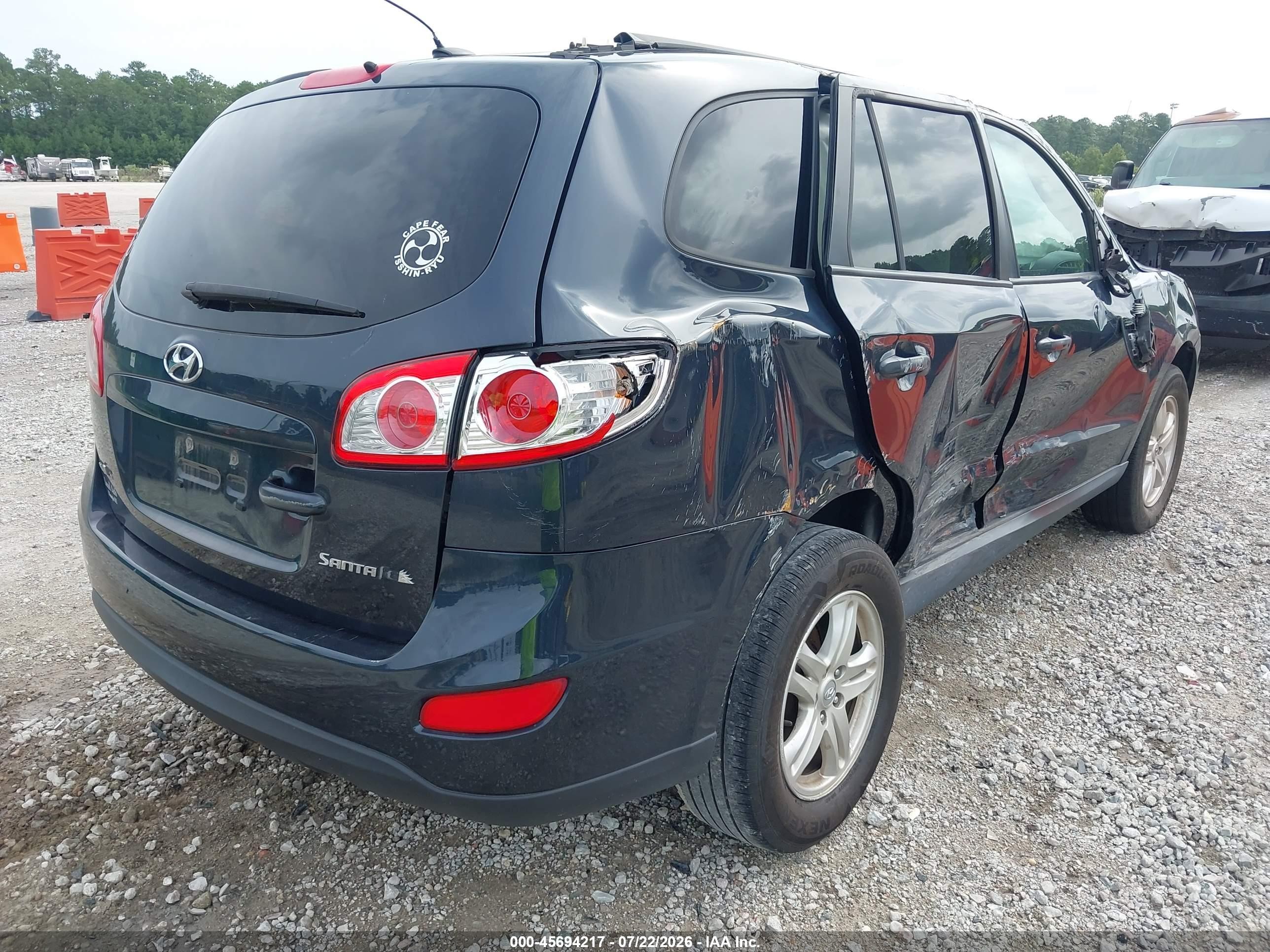 2011 Hyundai Santa Fe Gls Blue vin: 5XYZG3AB4BG013948