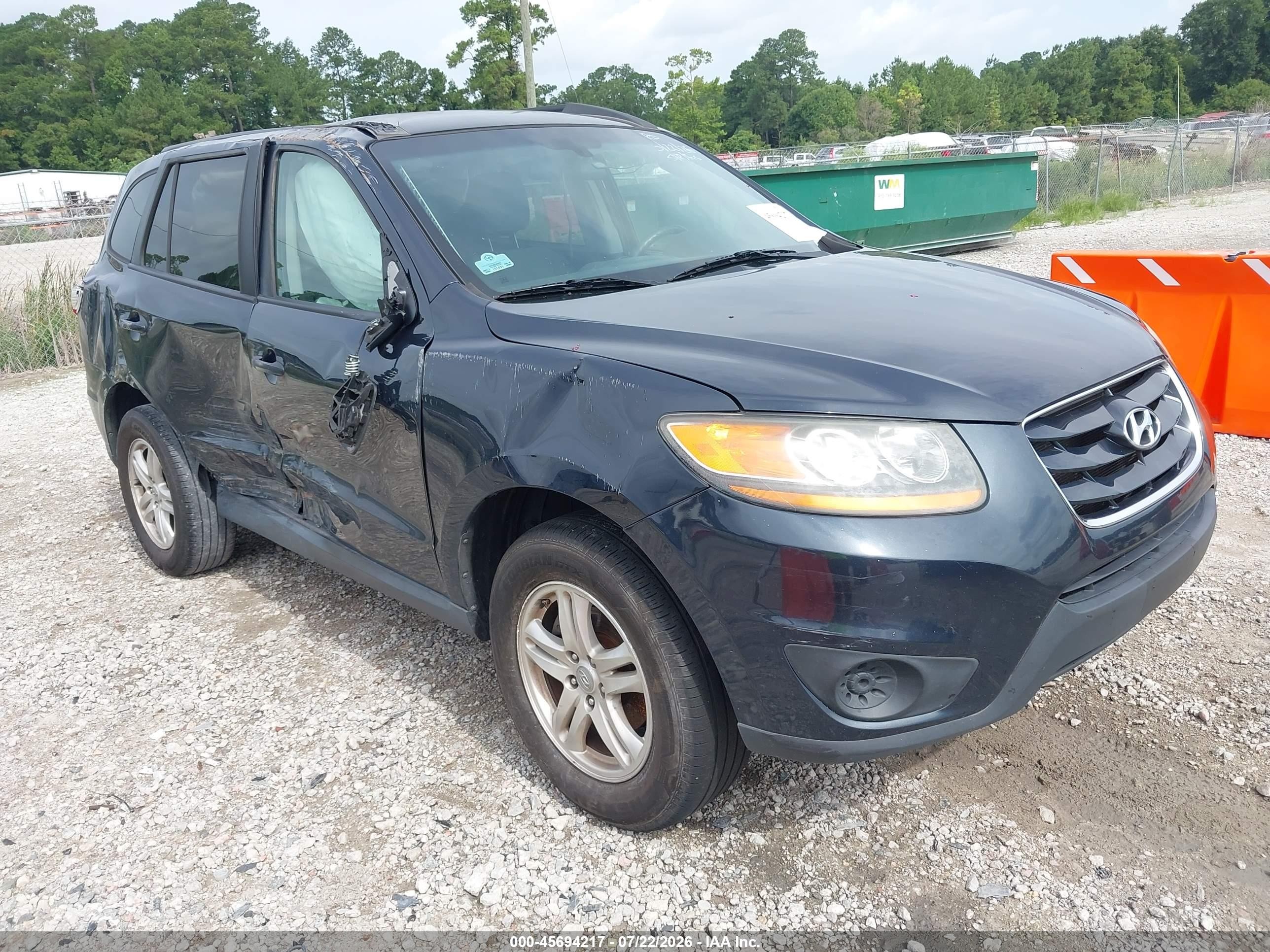 2011 Hyundai Santa Fe Gls Blue vin: 5XYZG3AB4BG013948