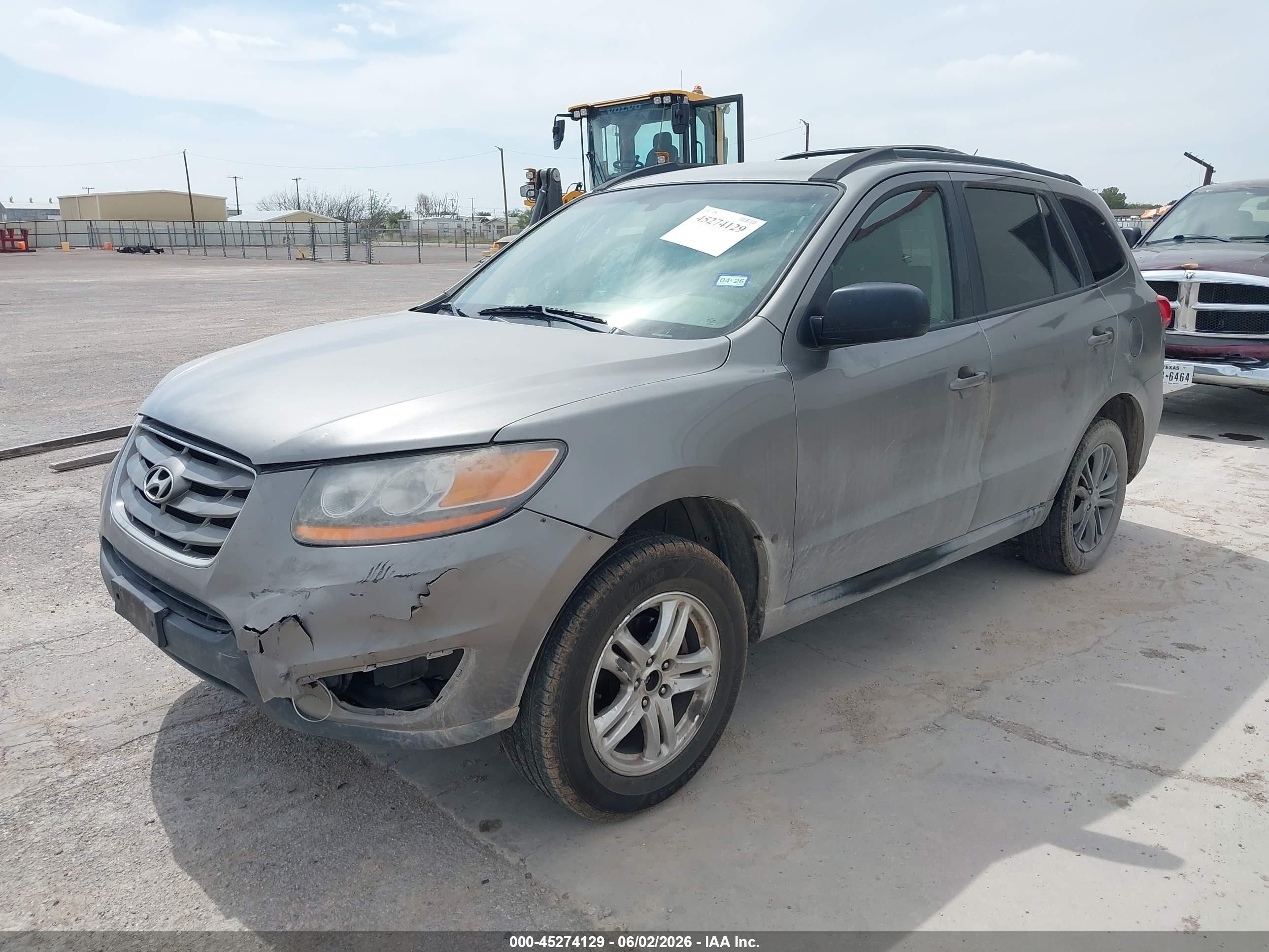 2011 Hyundai Santa Fe Gls Gray vin: 5XYZG3AB4BG024397