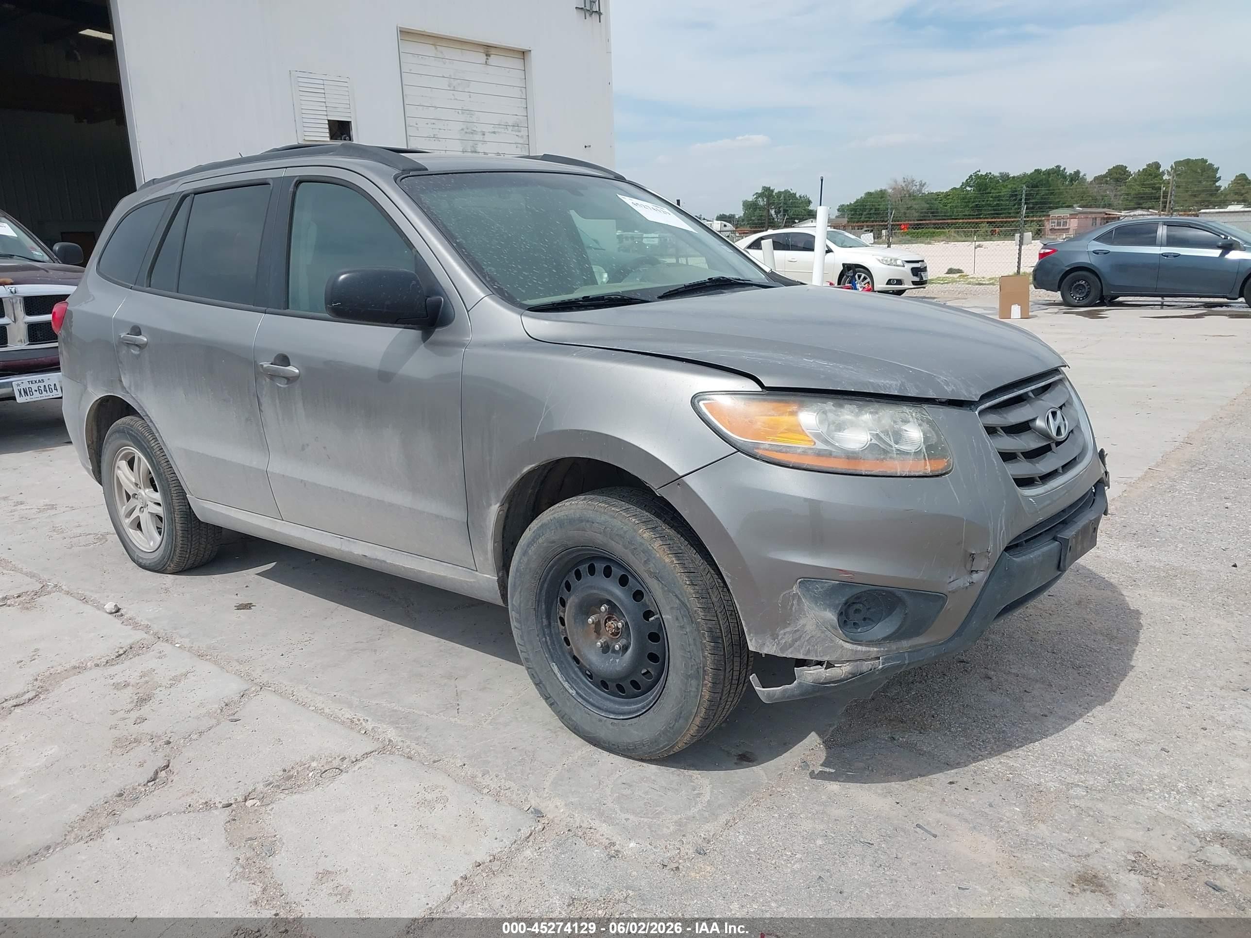 2011 Hyundai Santa Fe Gls Gray vin: 5XYZG3AB4BG024397
