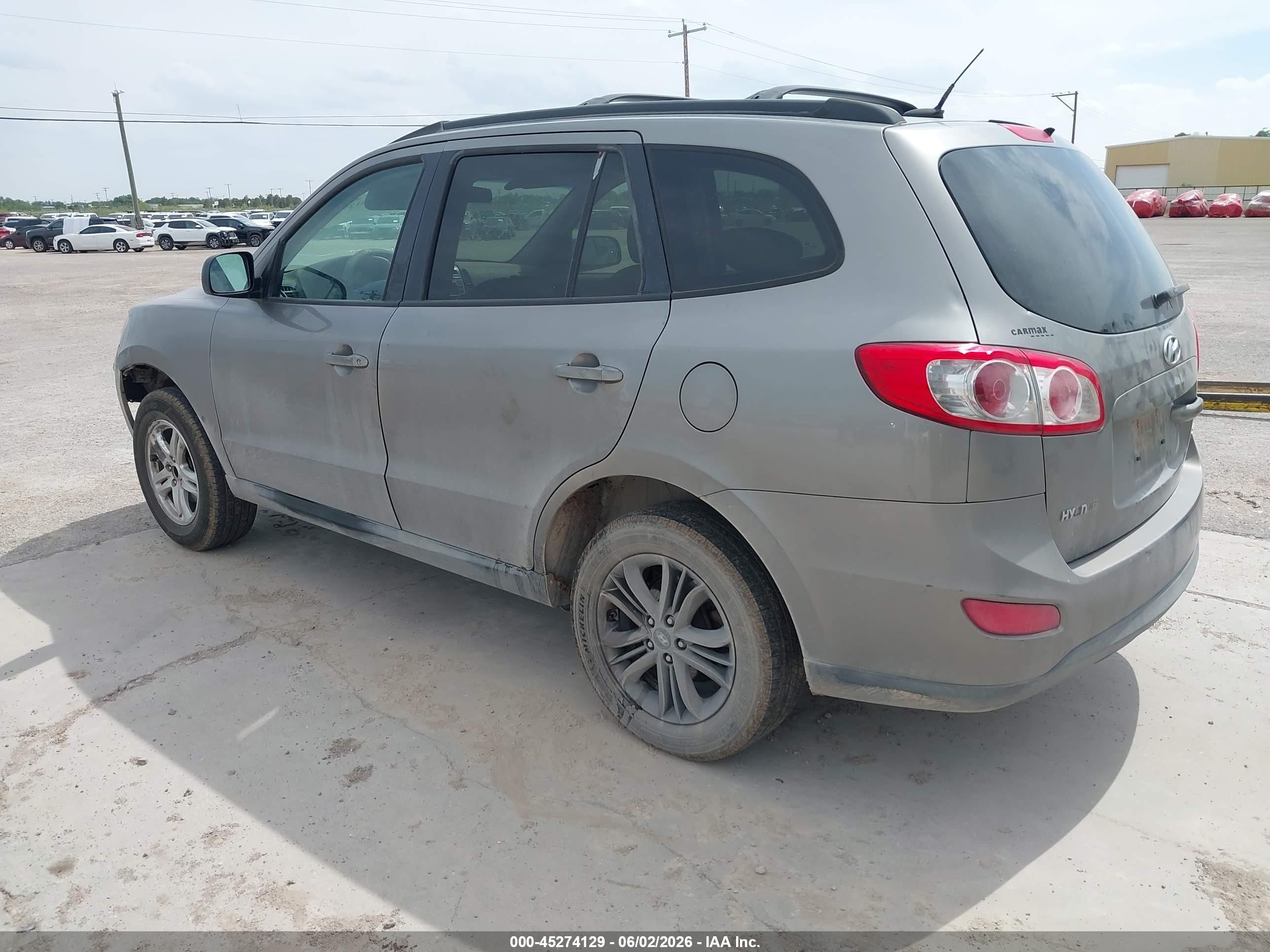 2011 Hyundai Santa Fe Gls Gray vin: 5XYZG3AB4BG024397