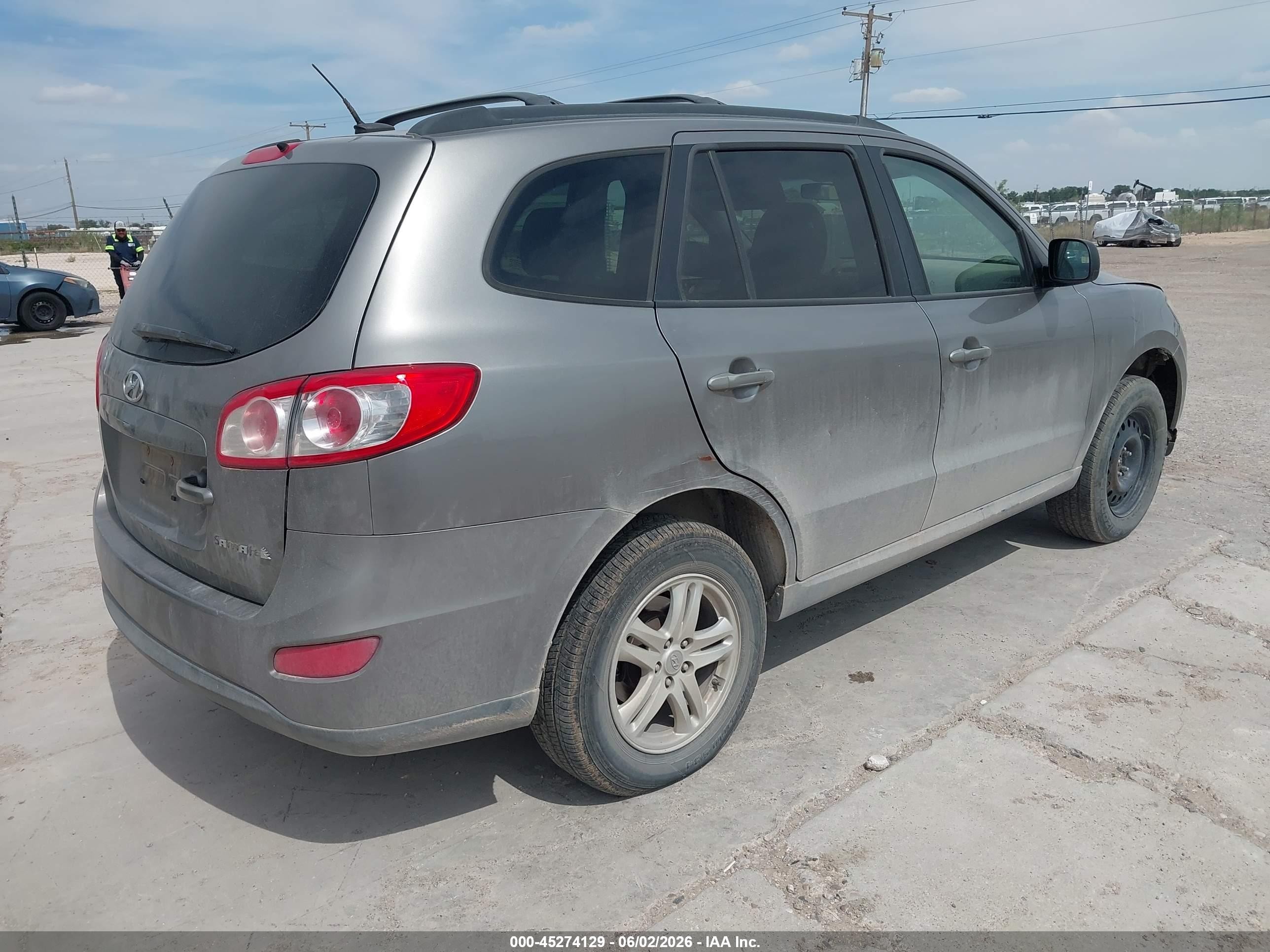 2011 Hyundai Santa Fe Gls Gray vin: 5XYZG3AB4BG024397