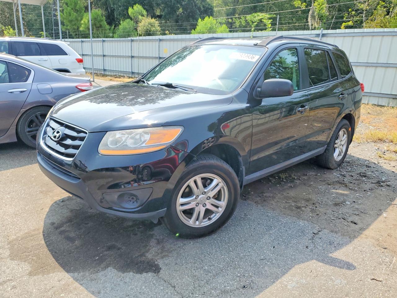 2011 Hyundai Santa Fe Gls Black vin: 5XYZG3AB4BG035206