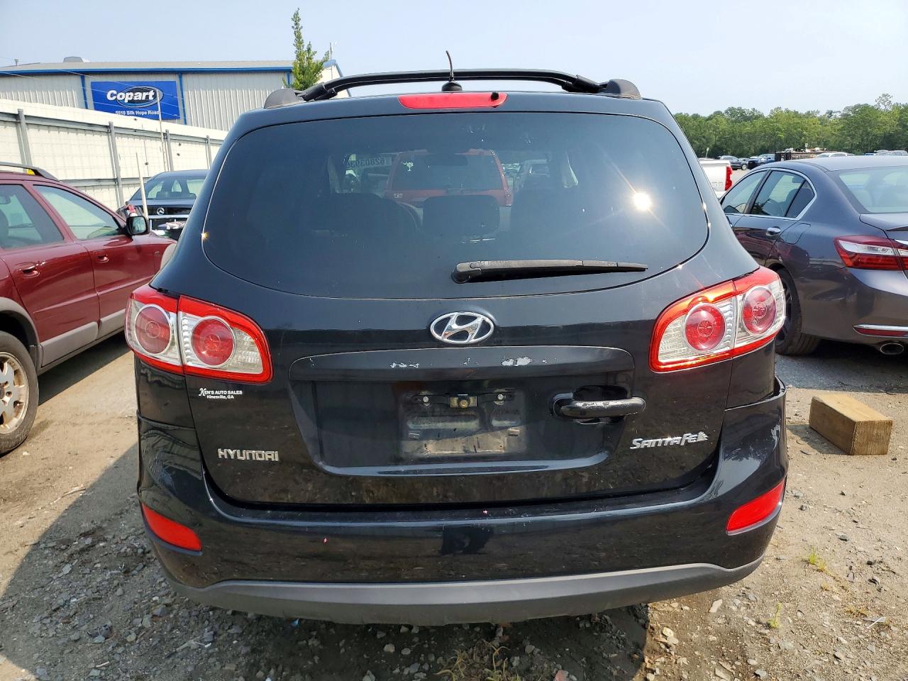 2011 Hyundai Santa Fe Gls Black vin: 5XYZG3AB4BG035206